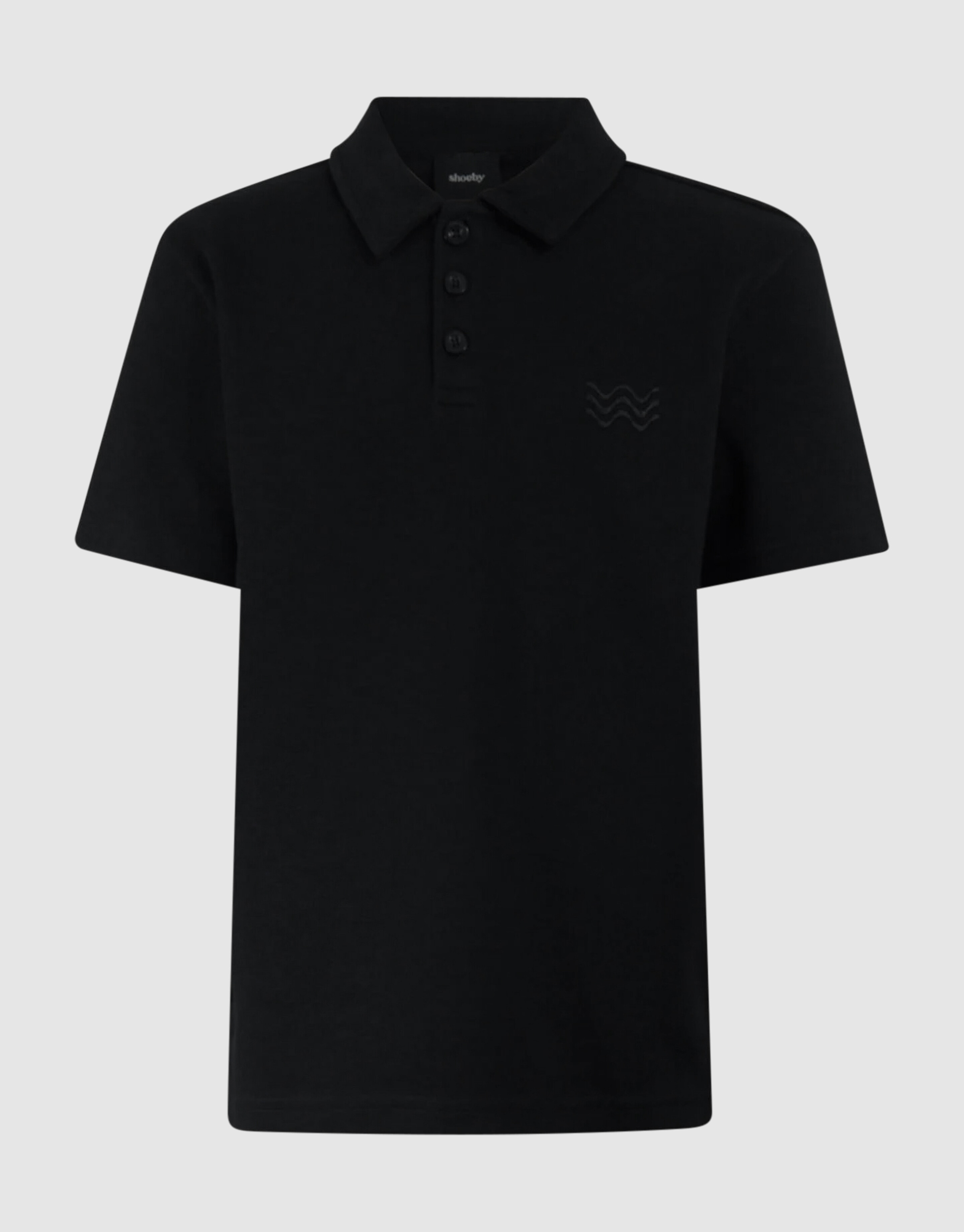 Pique Polo Schwarz SHOEBY BOYS