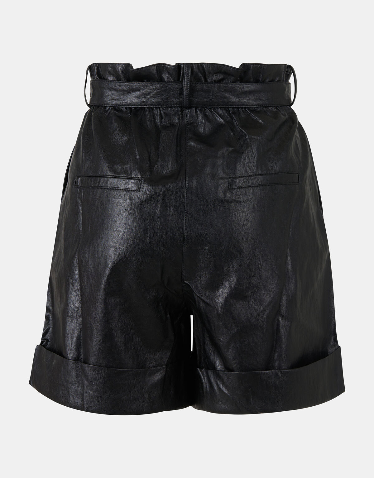 Shorts aus veganem Leder SHOEBY WOMEN