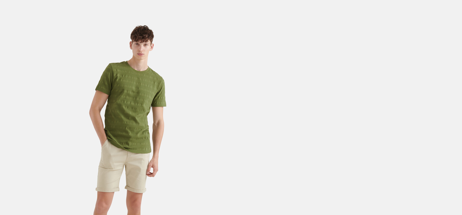 Twill Short Beige SHOEBY MEN