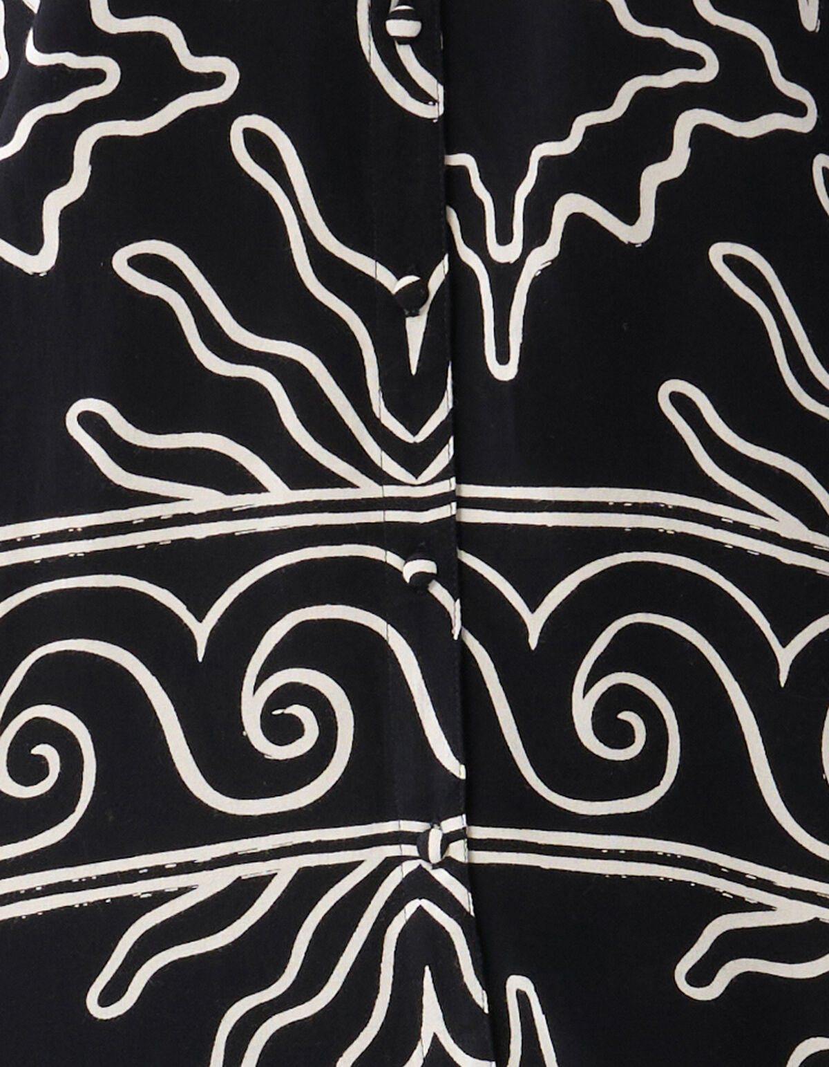 Bedrucktes Midikleid Schwarz SHOEBY WOMEN