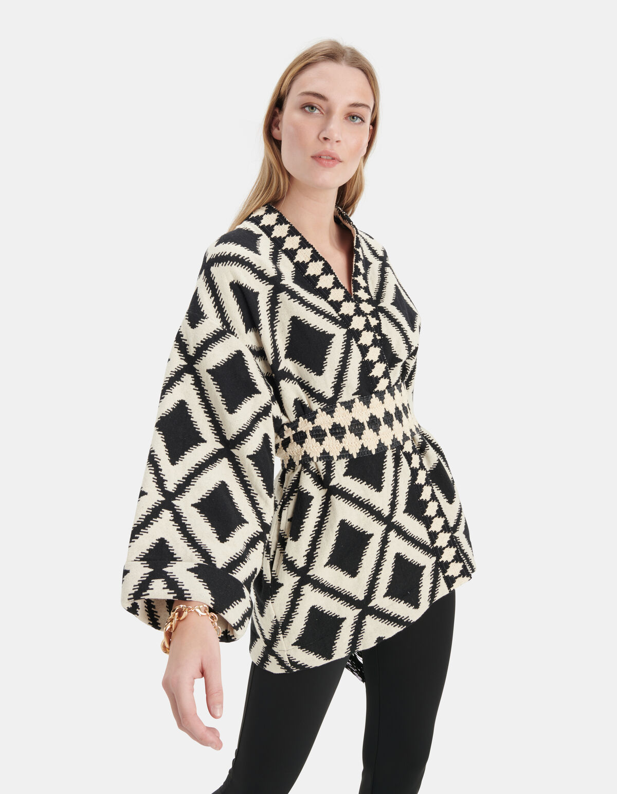 Jacquard Kimono von Mieke EKSEPT