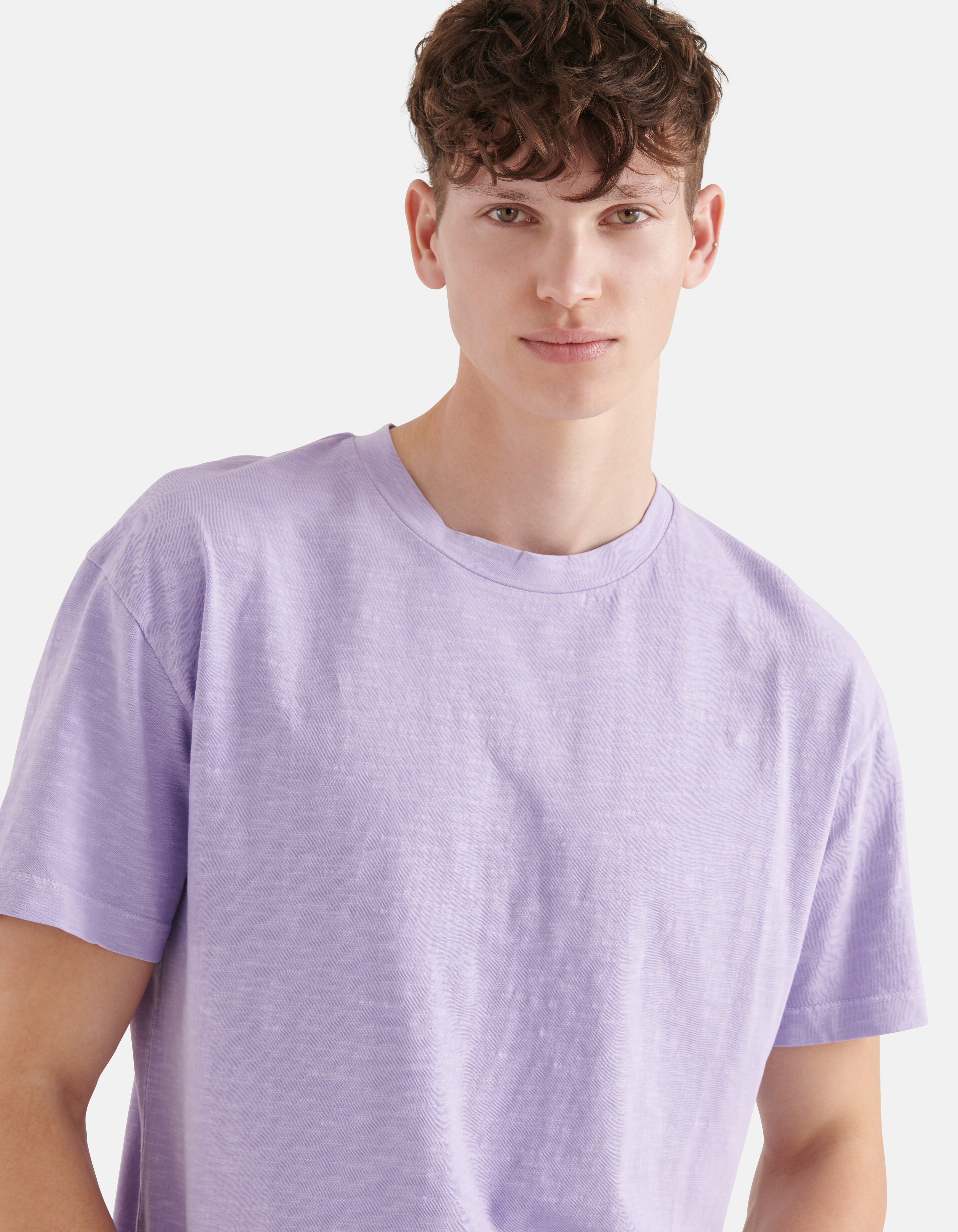 Jersey-T-Shirt Hellviolett SHOEBY MEN
