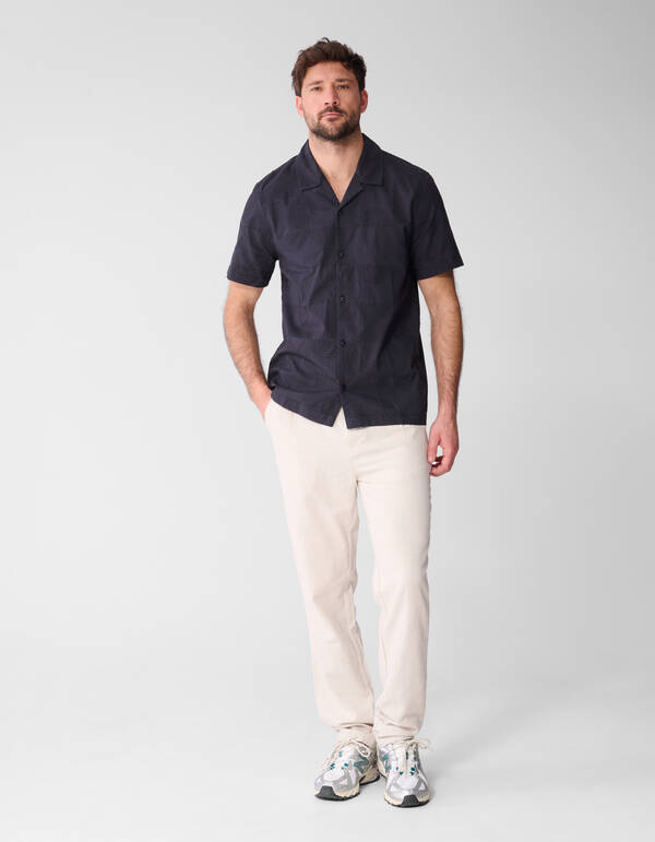 MultMultiple Embroidery T-Shirt Dunkelgrau SHOEBY MEN