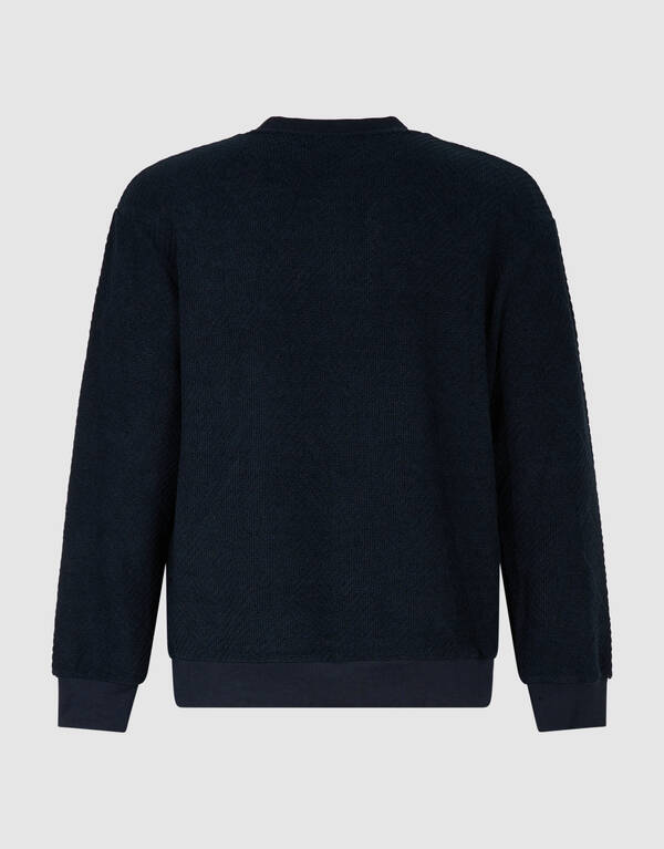 Soft Block Sweatshirt Dunkelblau SHOEBY MEN