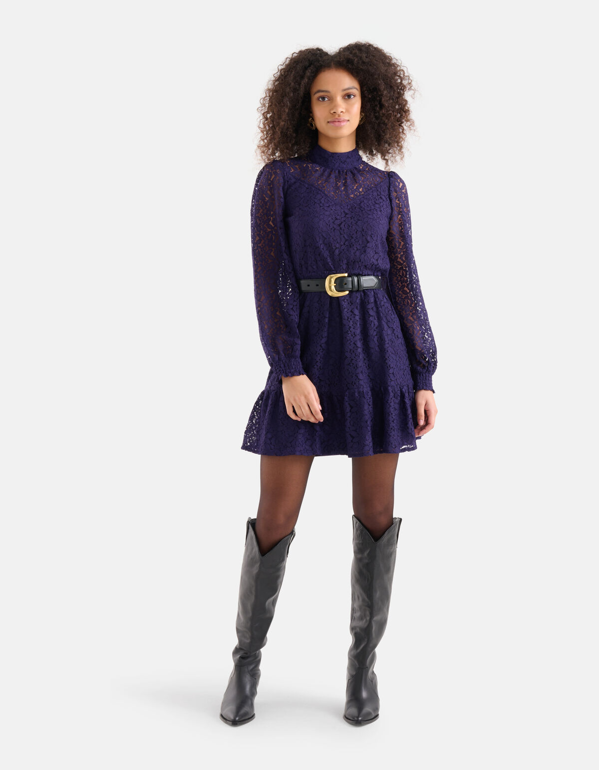 Spitzenkleid lila SHOEBY WOMEN