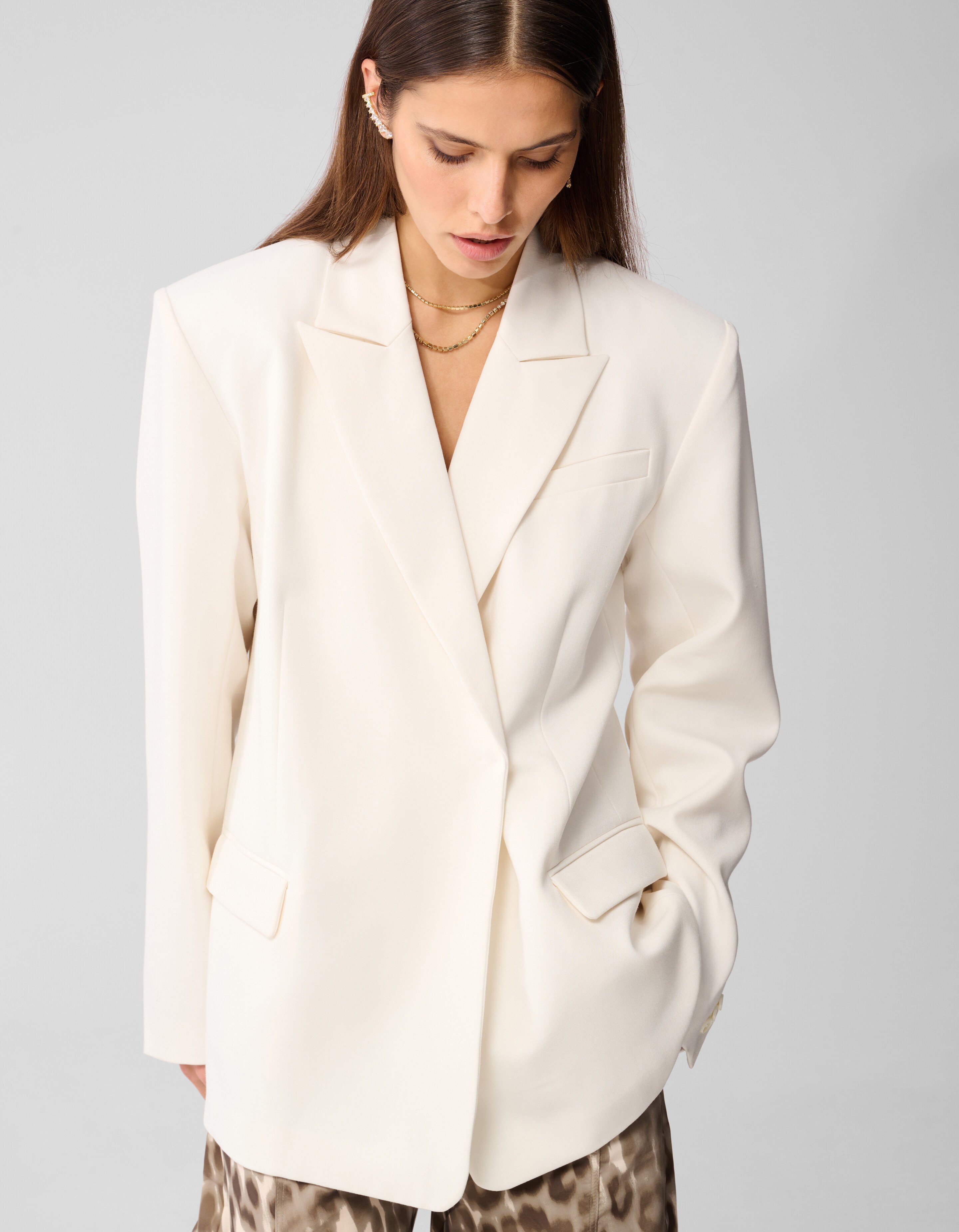 Oversized Blazer Off-White SHOEBY WOMEN