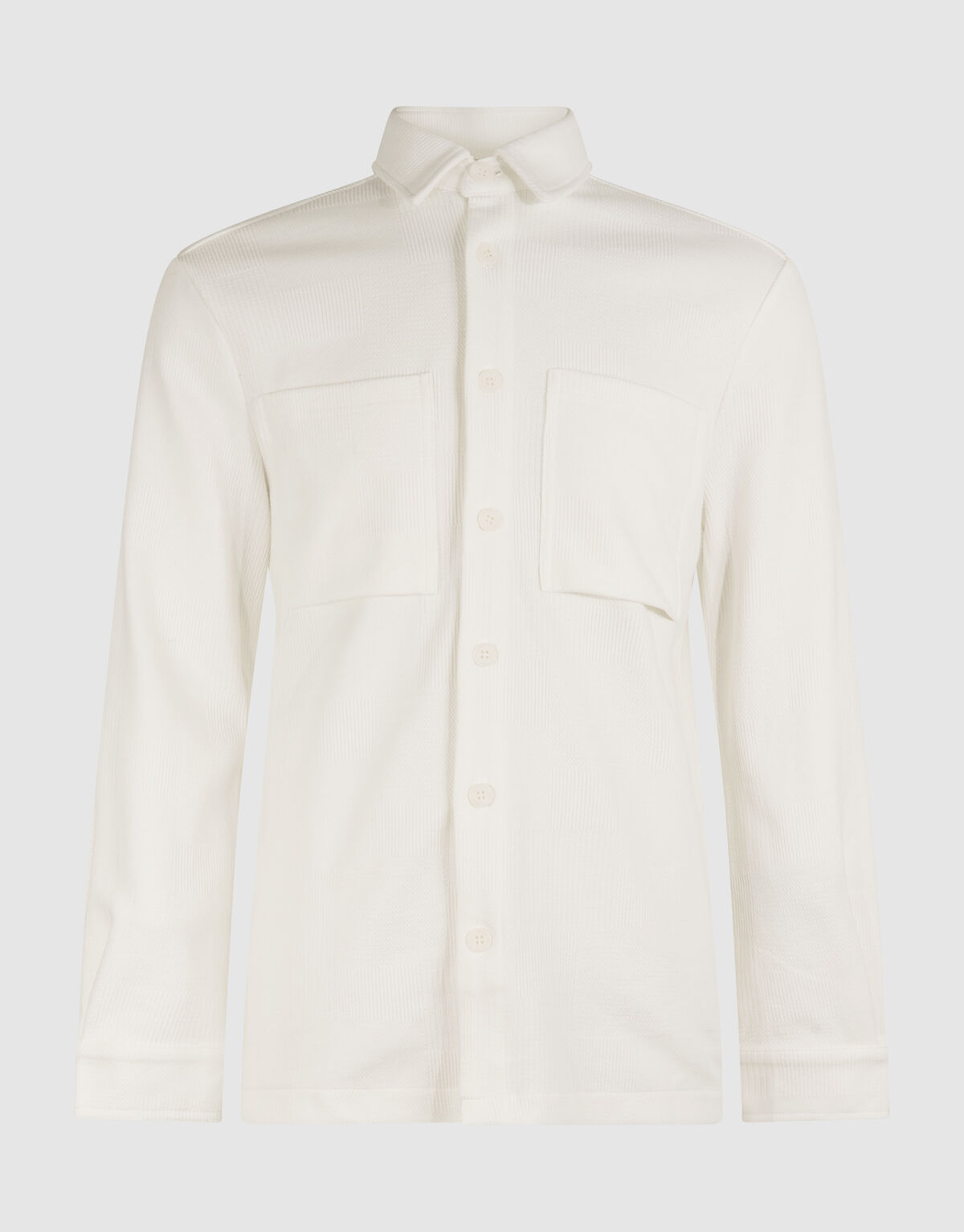 Block Jersey Overshirt Off-White SHOEBY MEN
