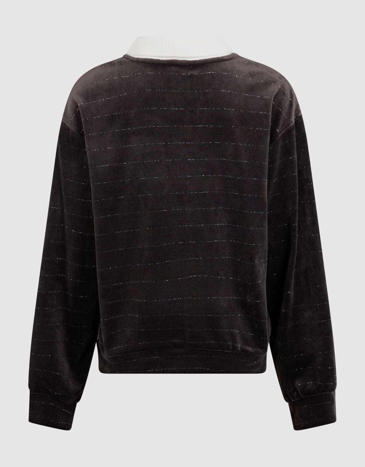 Velvet Sporty Longsleeve-Top Dunkelbraun SHOEBY GIRLS