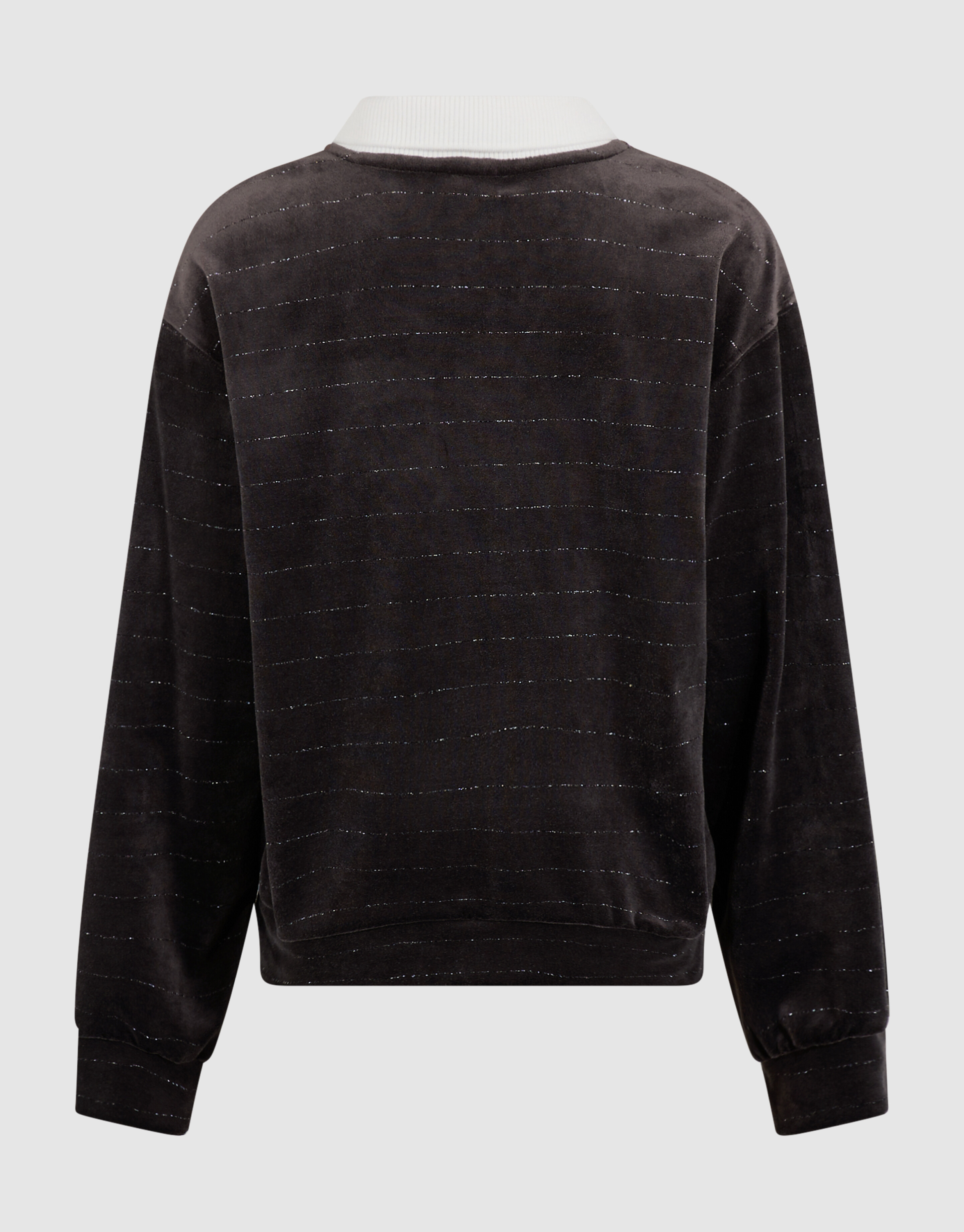 Velvet Sporty Longsleeve-Top Dunkelbraun SHOEBY GIRLS
