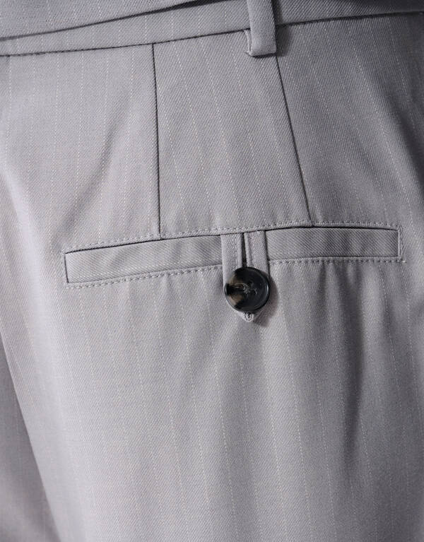 Pinstripe Barrel Fit Hose Hellgrau SHOEBY WOMEN