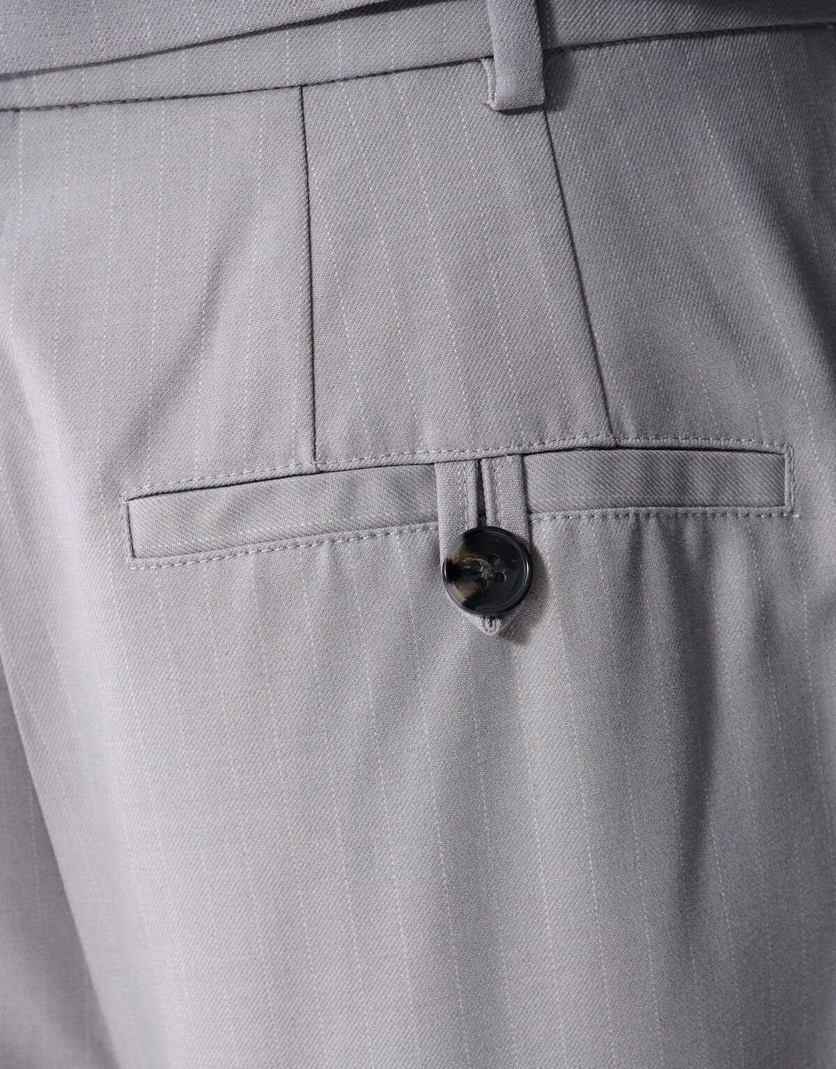 Pinstripe Barrel Fit Hose Hellgrau SHOEBY WOMEN