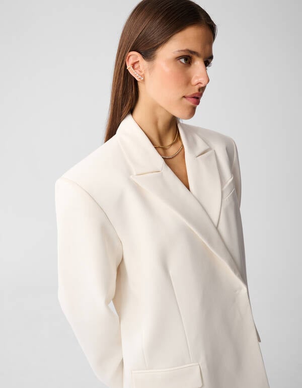 Oversized Blazer Off-White SHOEBY WOMEN