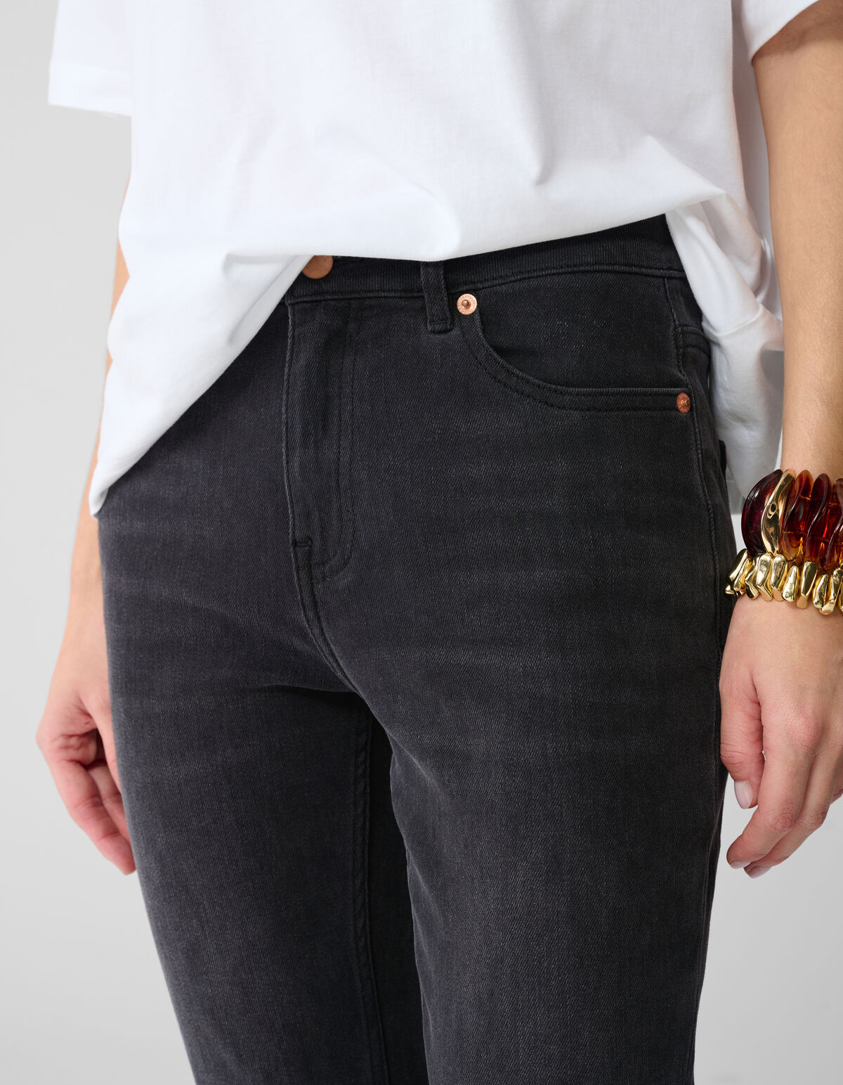 Slim Fit Jeans Dunkelgrau Von Lonneke SHOEBY WOMEN