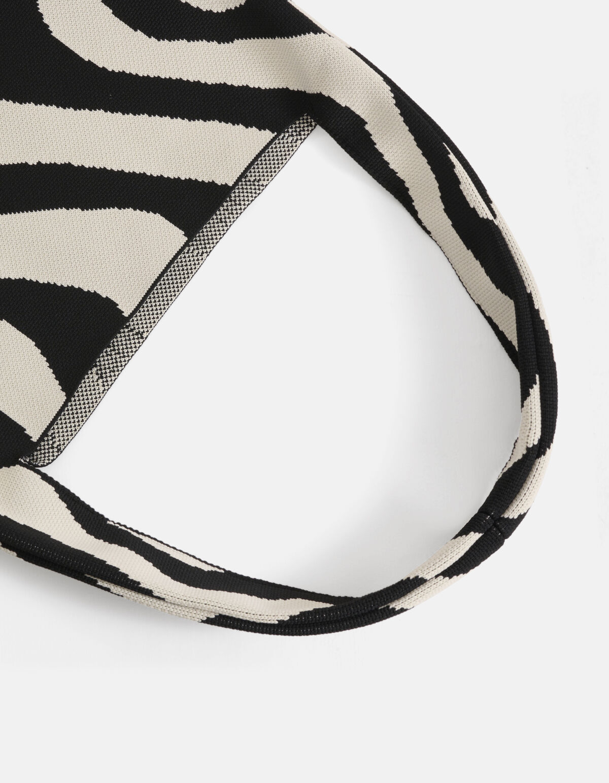 Knitted Tas Zwart/Gebroken Wit SHOEBY ACCESSOIRES