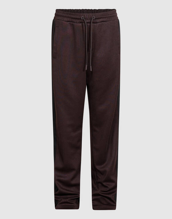 Track Wide Leg Fit Hose Dunkelbraun SHOEBY BOYS