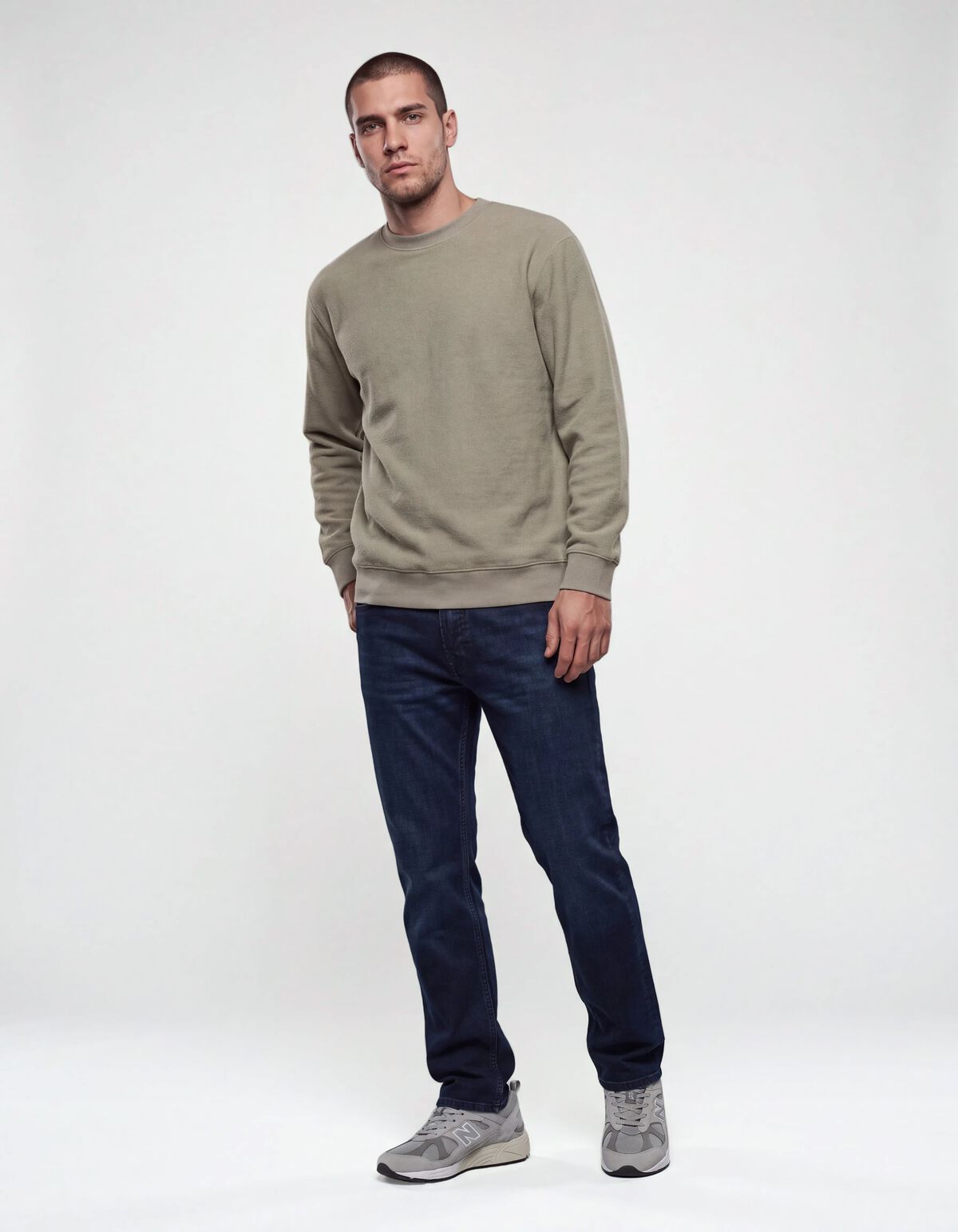 Comfort Straight Fit Jeans Dunkelblau L32 SHOEBY MEN