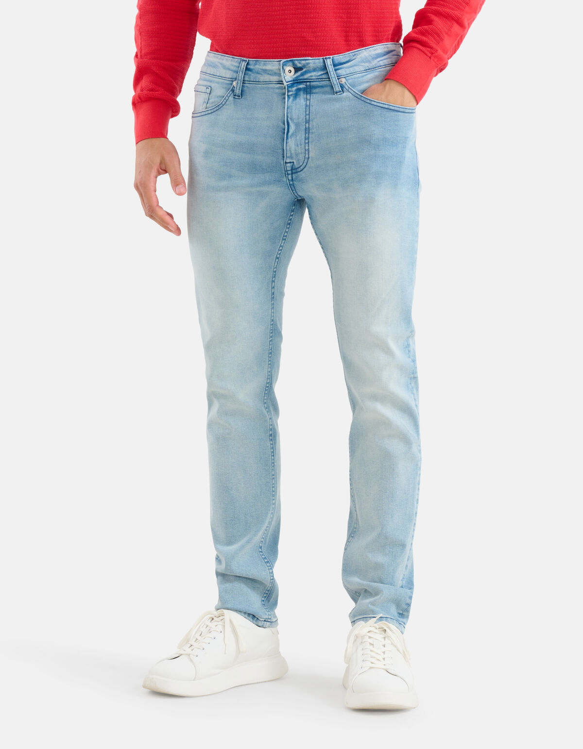 Slim Fit Jeans Lichtblauw L34 SHOEBY MEN