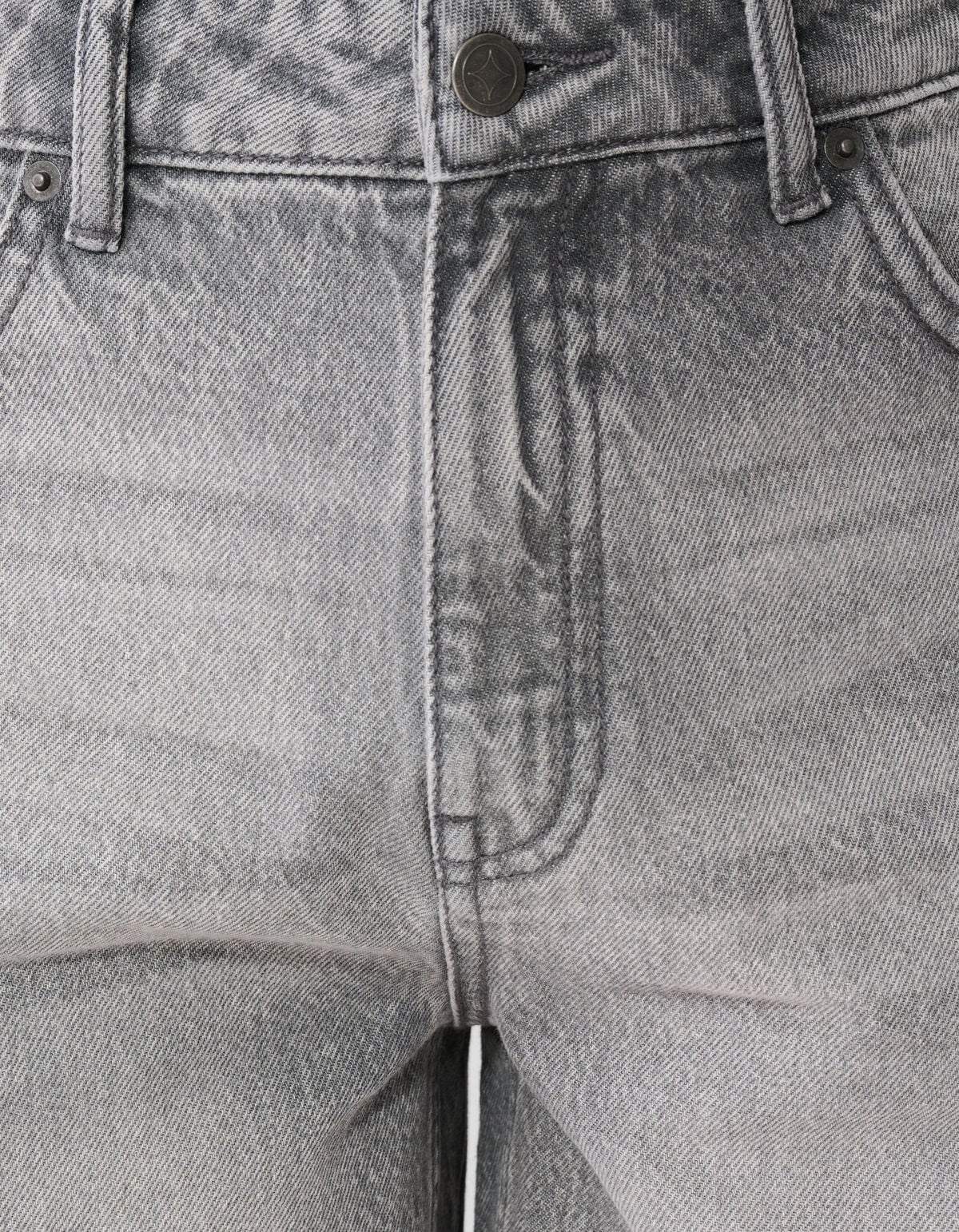 Relaxed Fit Denim Shorts Grau SHOEBY MEN