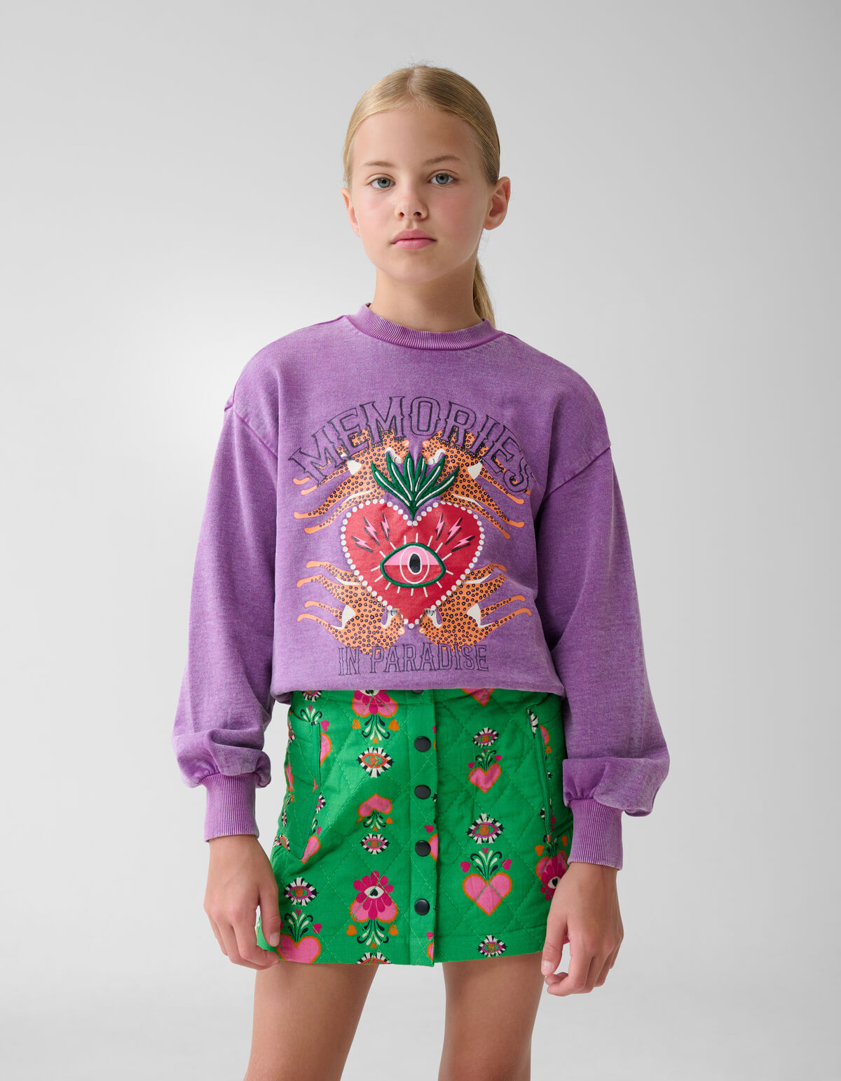 Artwork Pullover Lila SHOEBY GIRLS
