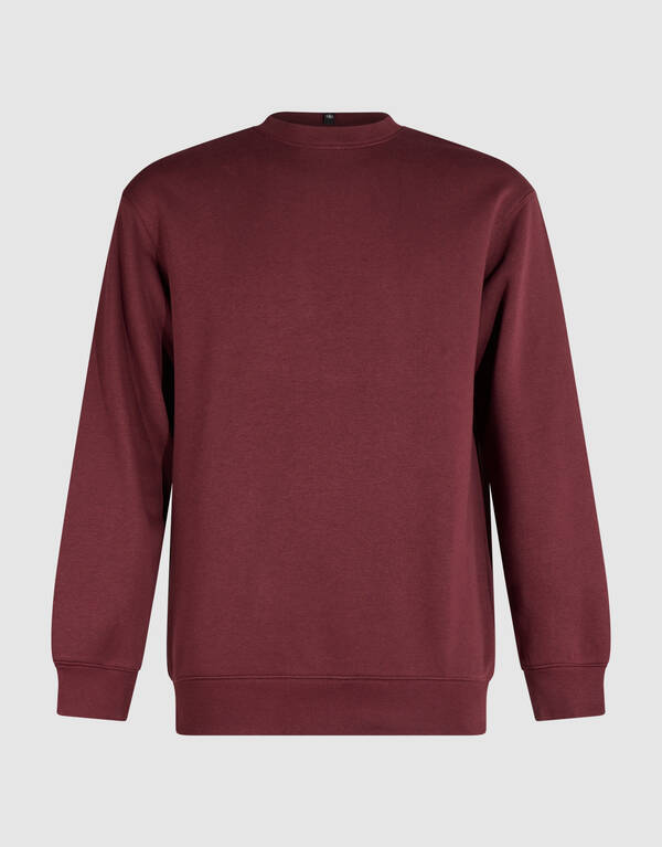 Crewneck Pullover Dunkelrot SHOEBY MEN