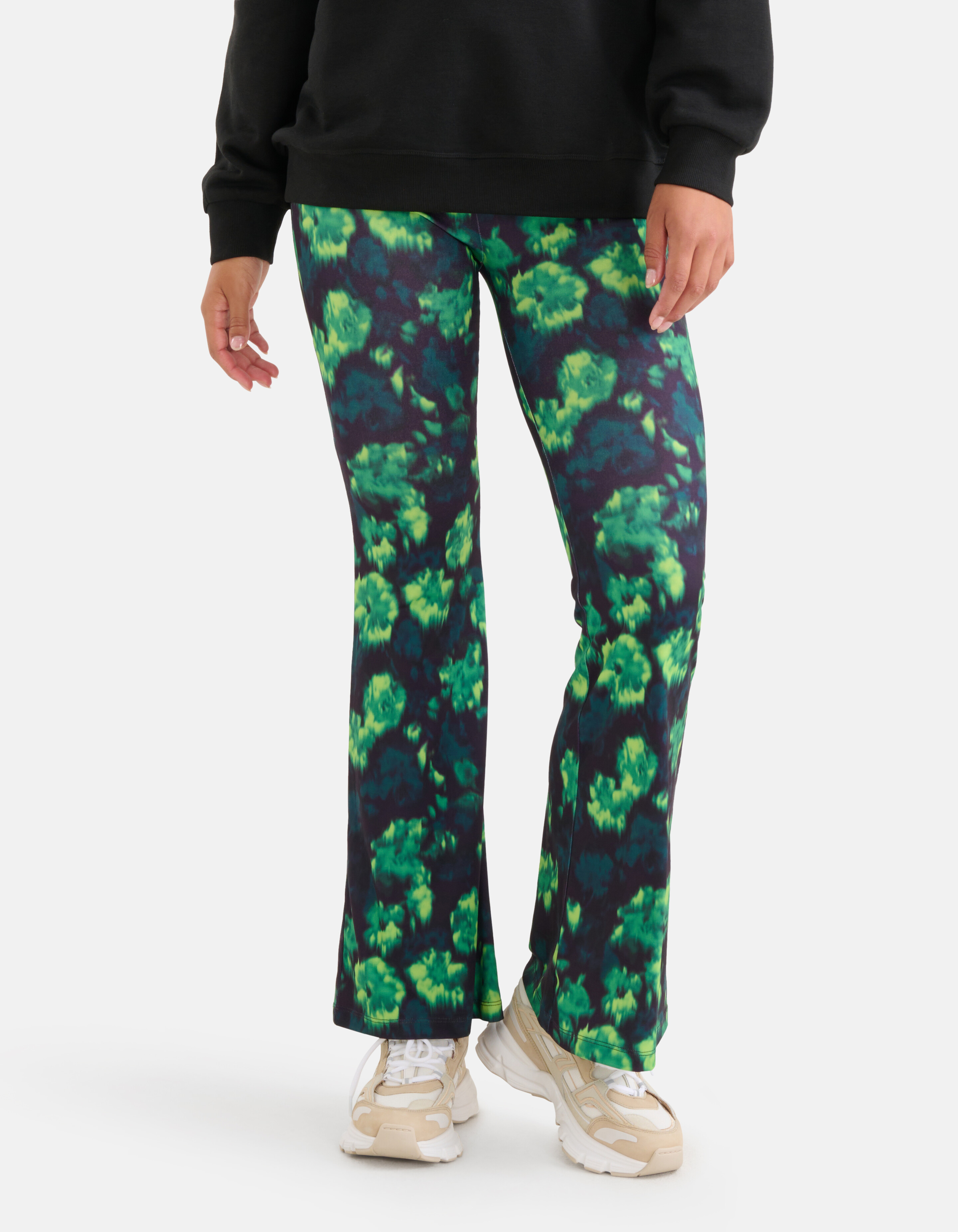 Flared Broek Groen SHOEBY WOMEN