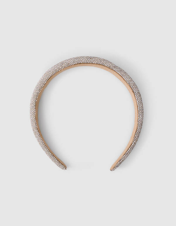 Strass-Haarband Silber SHOEBY ACCESSOIRES