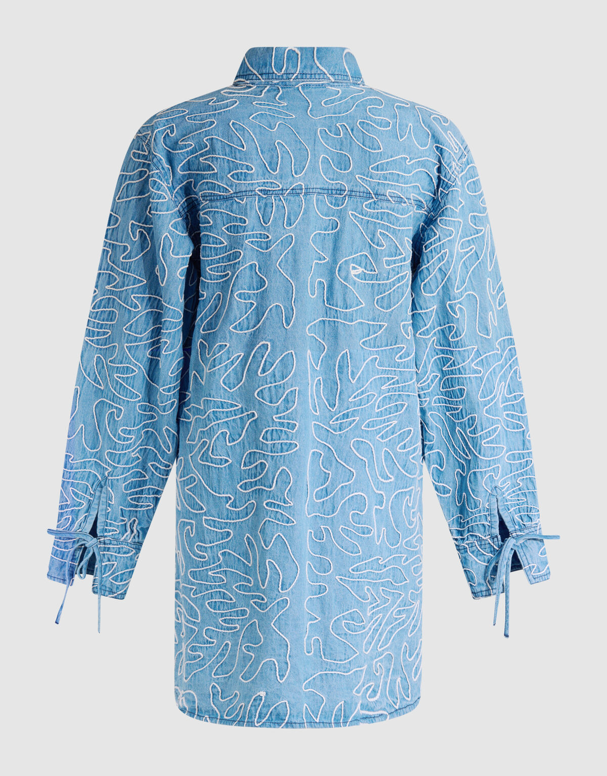 Besticktes Cordkleid Denim Blau SHOEBY WOMEN