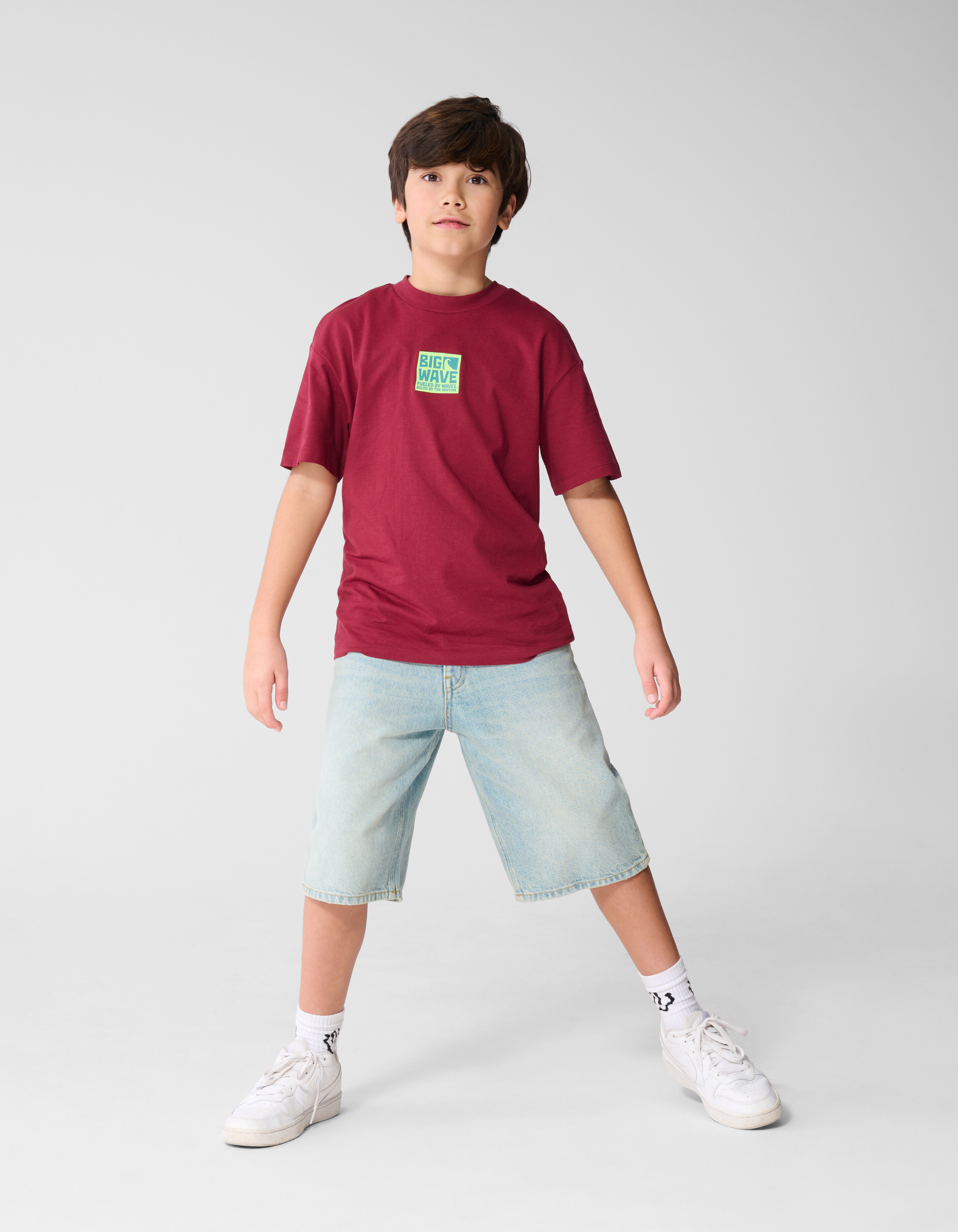 Baggy Fit Shorts gebleicht SHOEBY BOYS