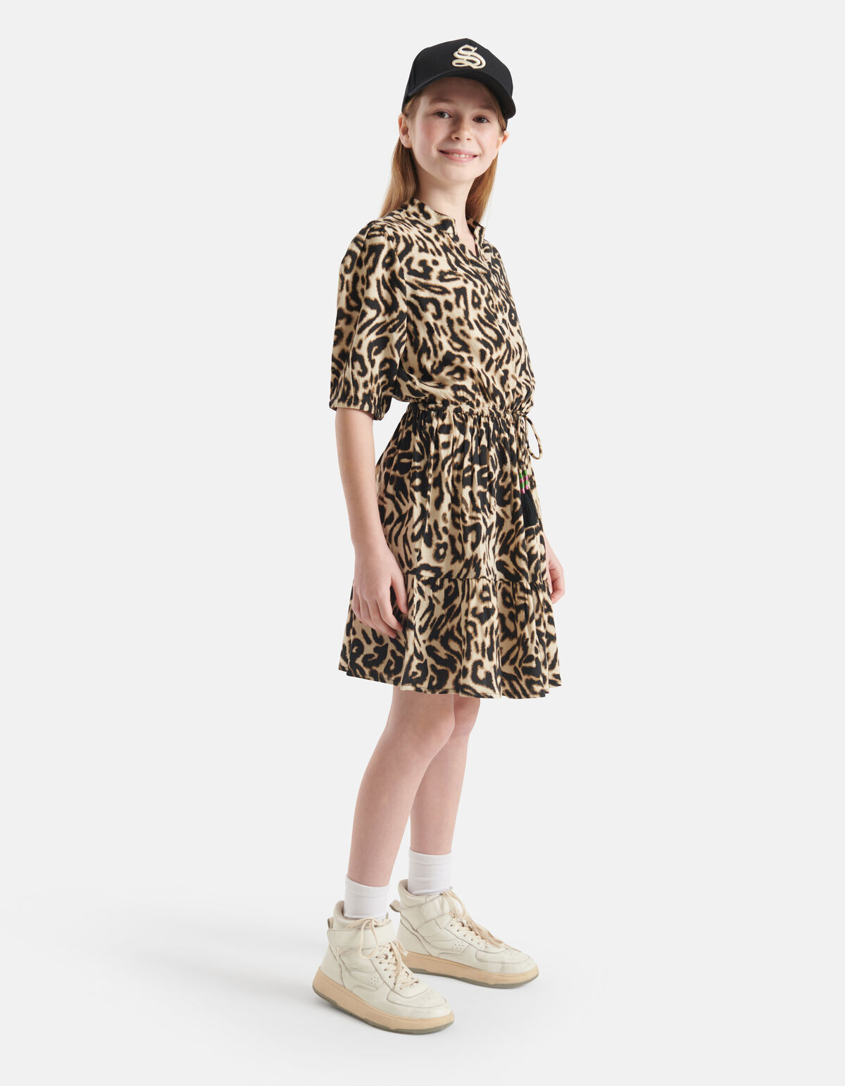 Leopardenkleid Braun SHOEBY GIRLS