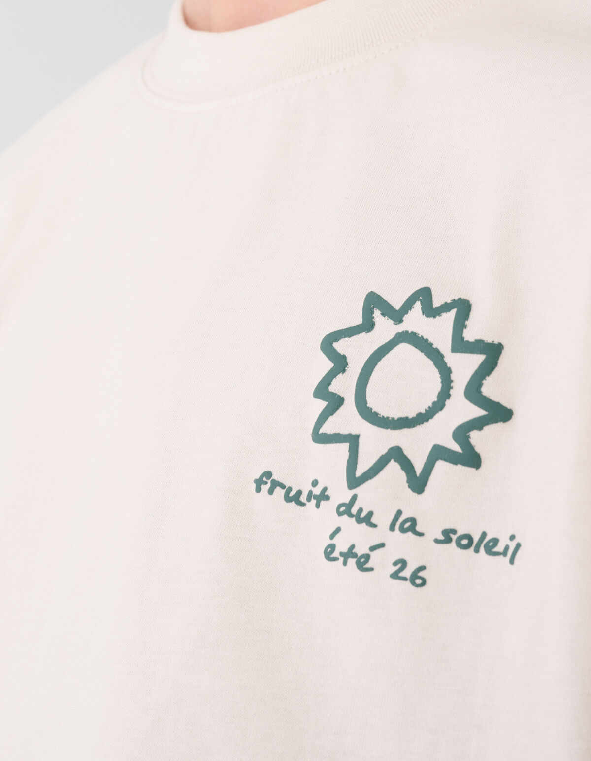 Soleil Artwork T-Shirt Beige SHOEBY BOYS