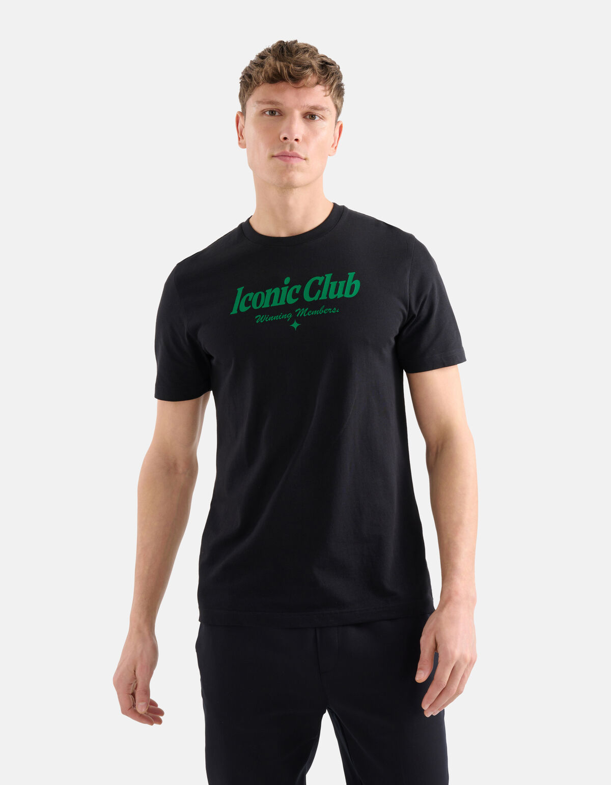 Print-T-Shirt Schwarz SHOEBY MEN
