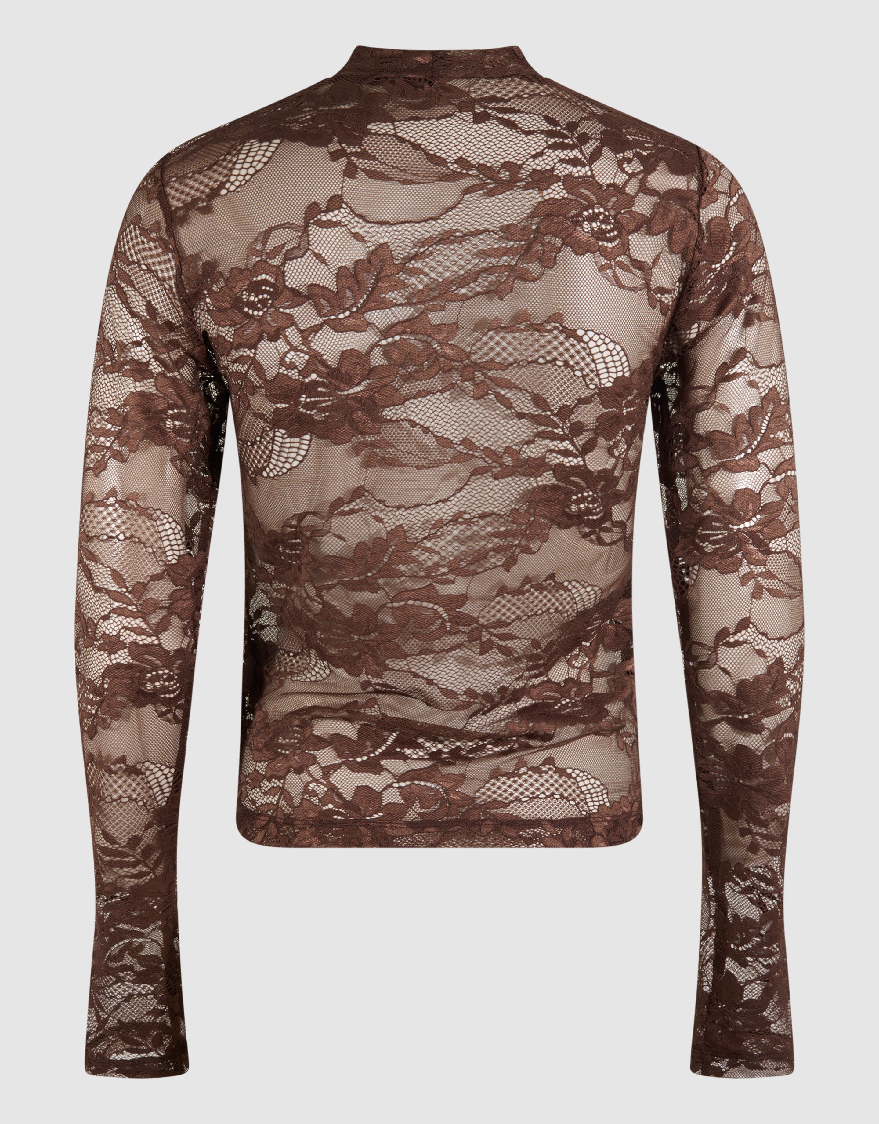 Flower Spitzenoberteil Dunkelbraun SHOEBY WOMEN