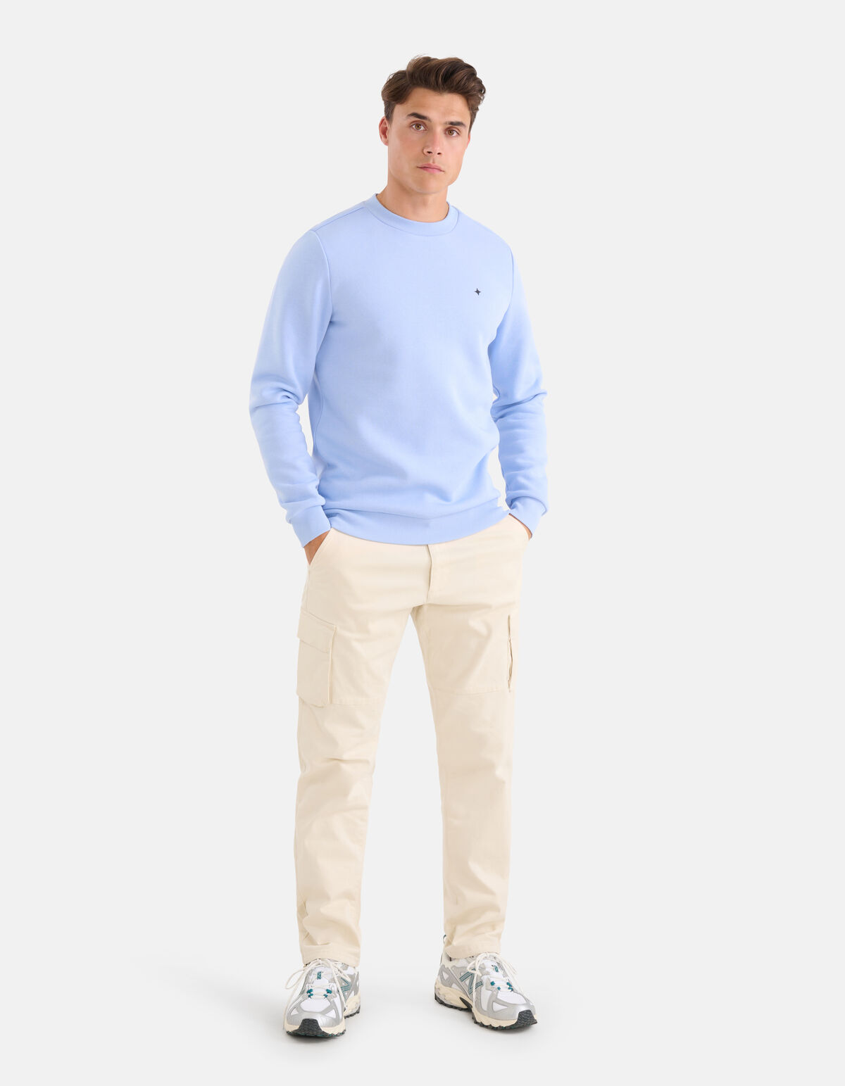 Sparkle Pullover Hellblau SHOEBY MEN