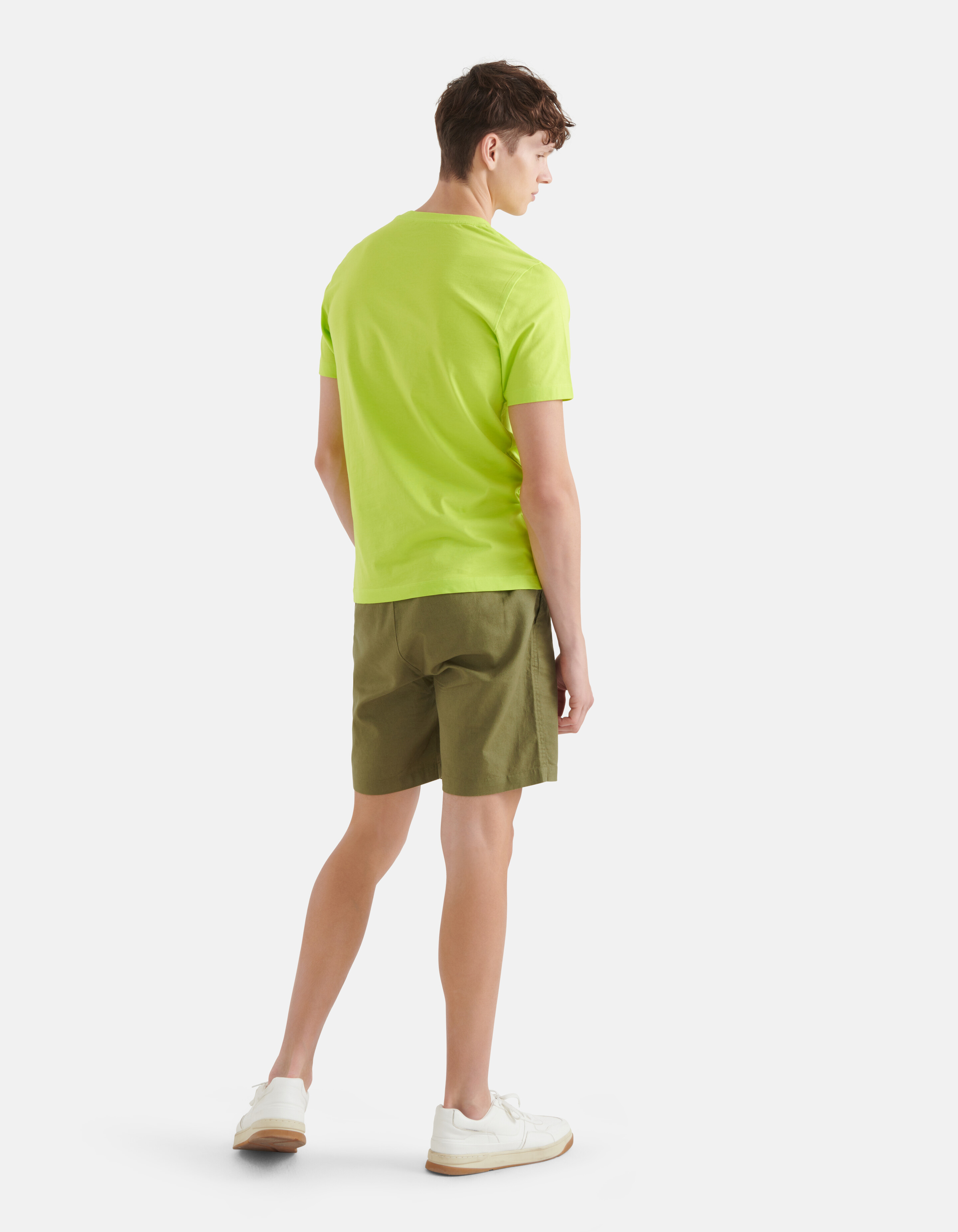 Text-T-Shirt Grün SHOEBY MEN