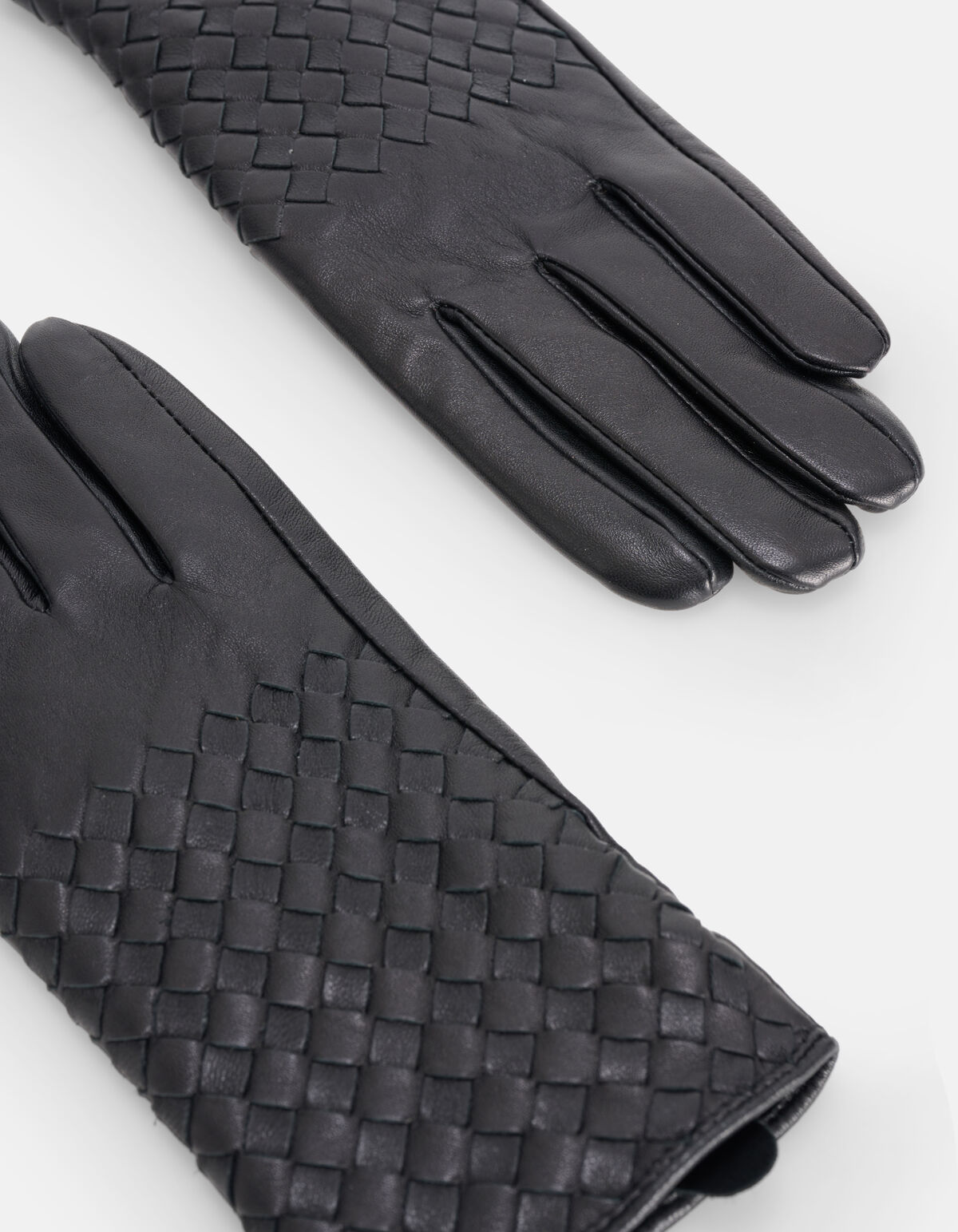 Geflochtene Handschuhe Schwarz SHOEBY ACCESSOIRES