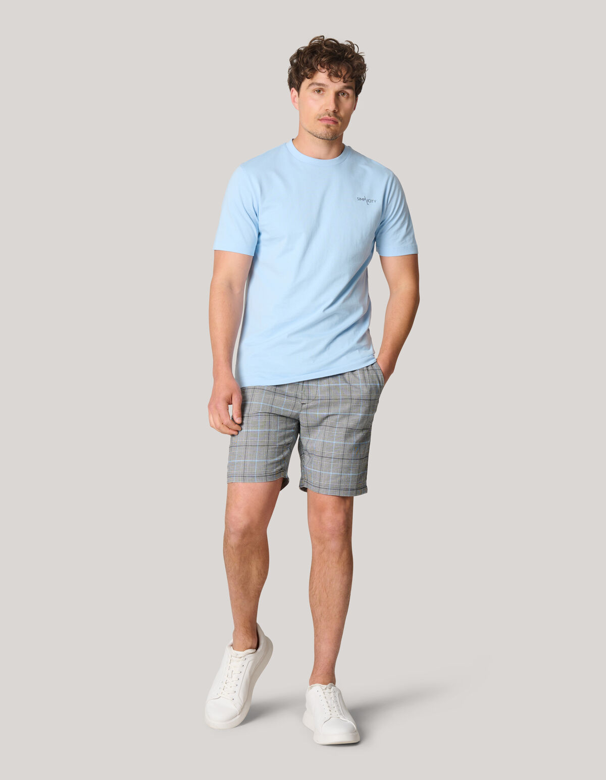 Check Short Grijs SHOEBY MEN