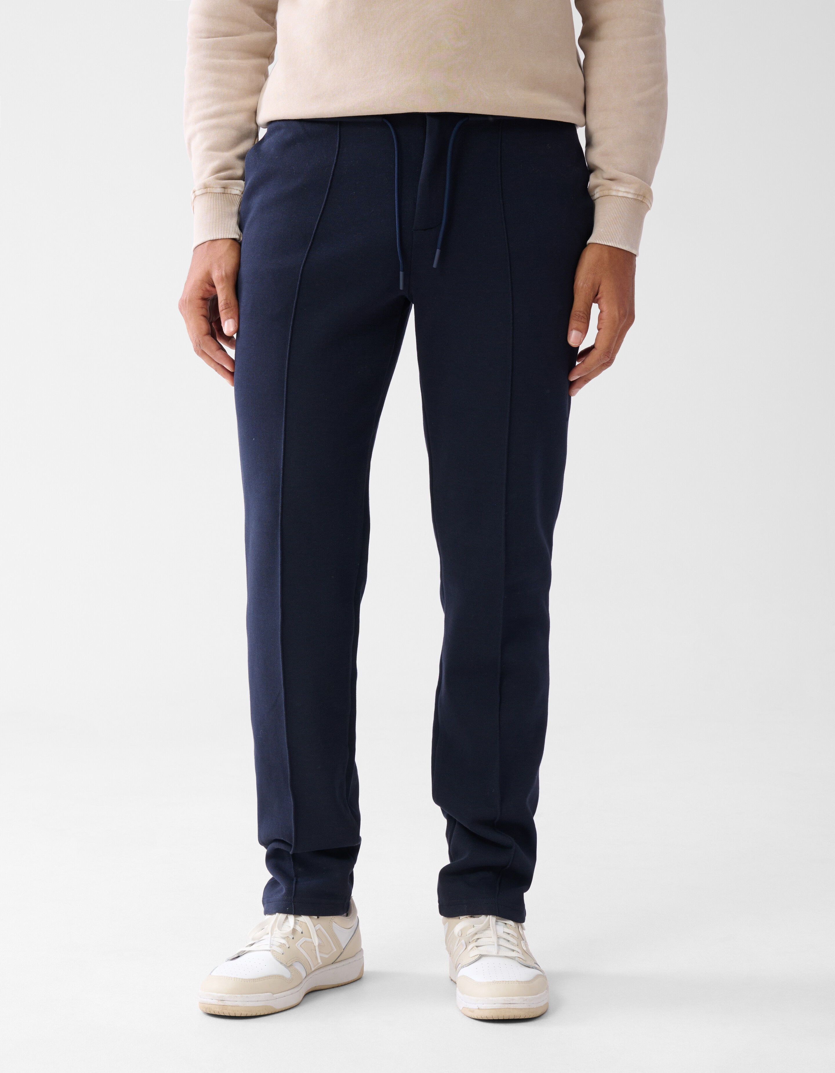 Piqué Hose Dunkelblau SHOEBY MEN