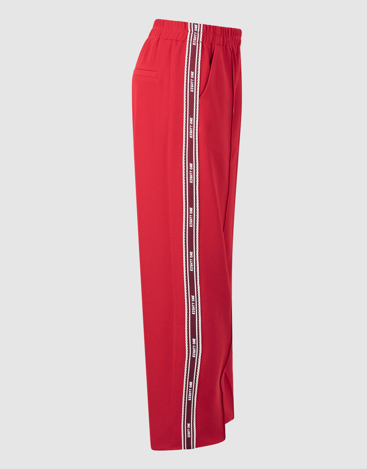 Hose mit weitem Bein und Streifenmuster Rot SHOEBY GIRLS