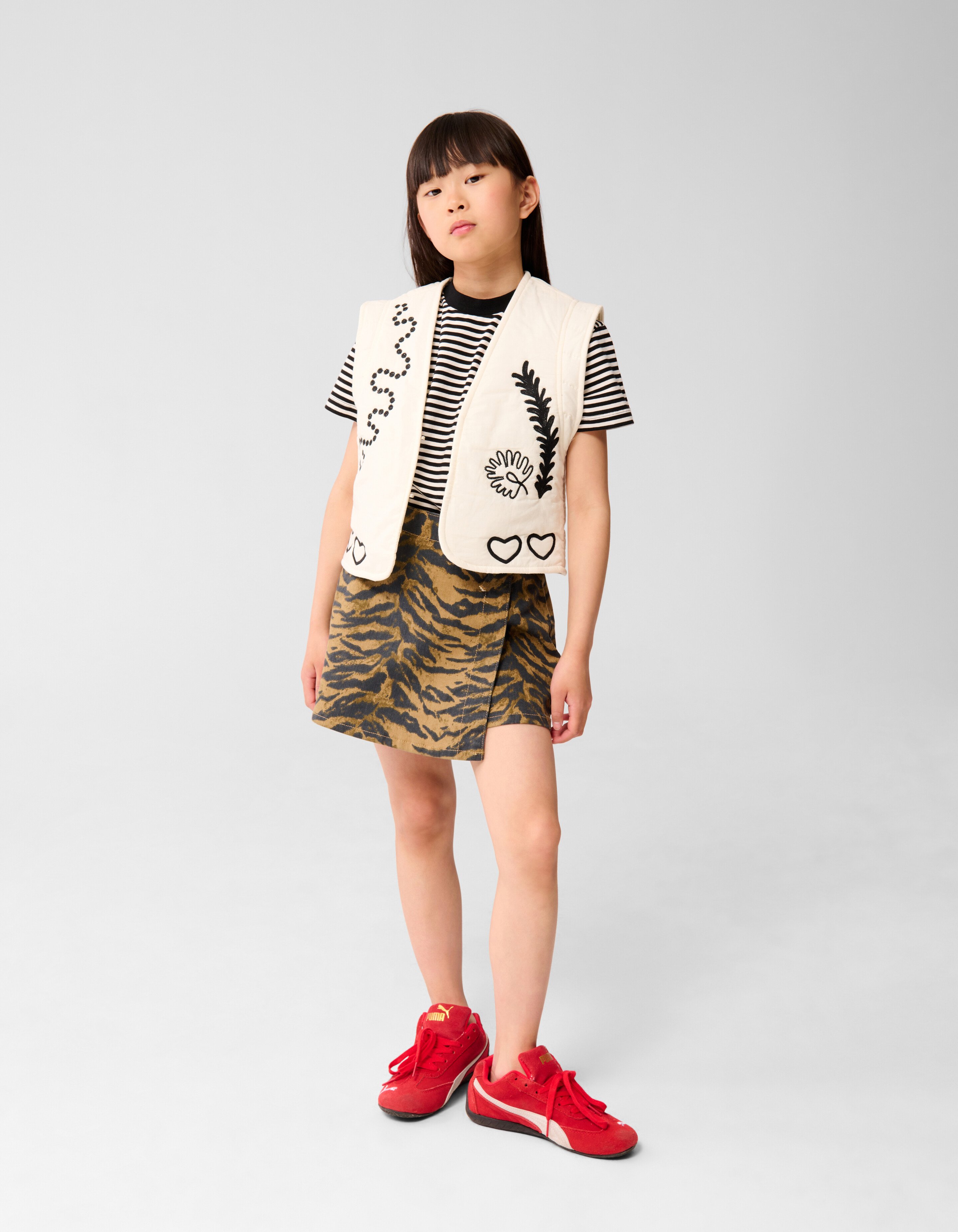 Stickereiweste schwarz SHOEBY GIRLS