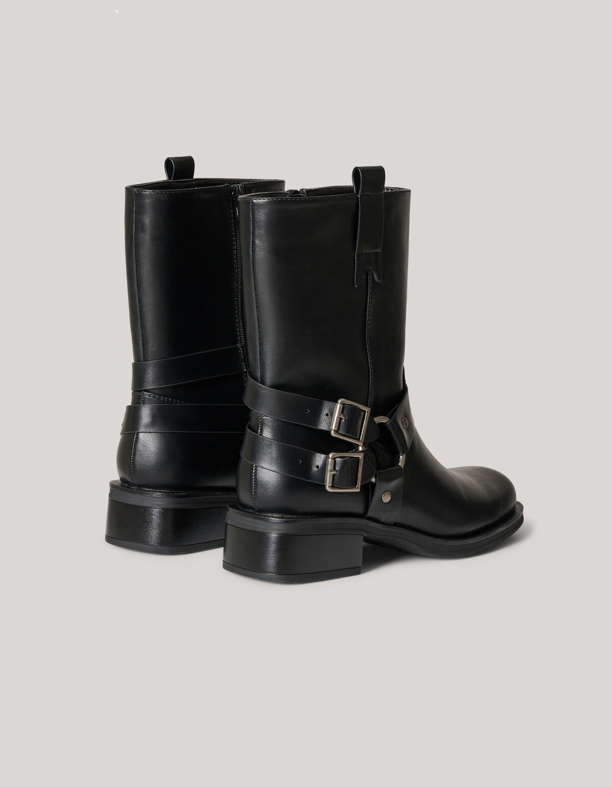 Biker-Stiefel Schwarz SCHOENEN SHOEBY