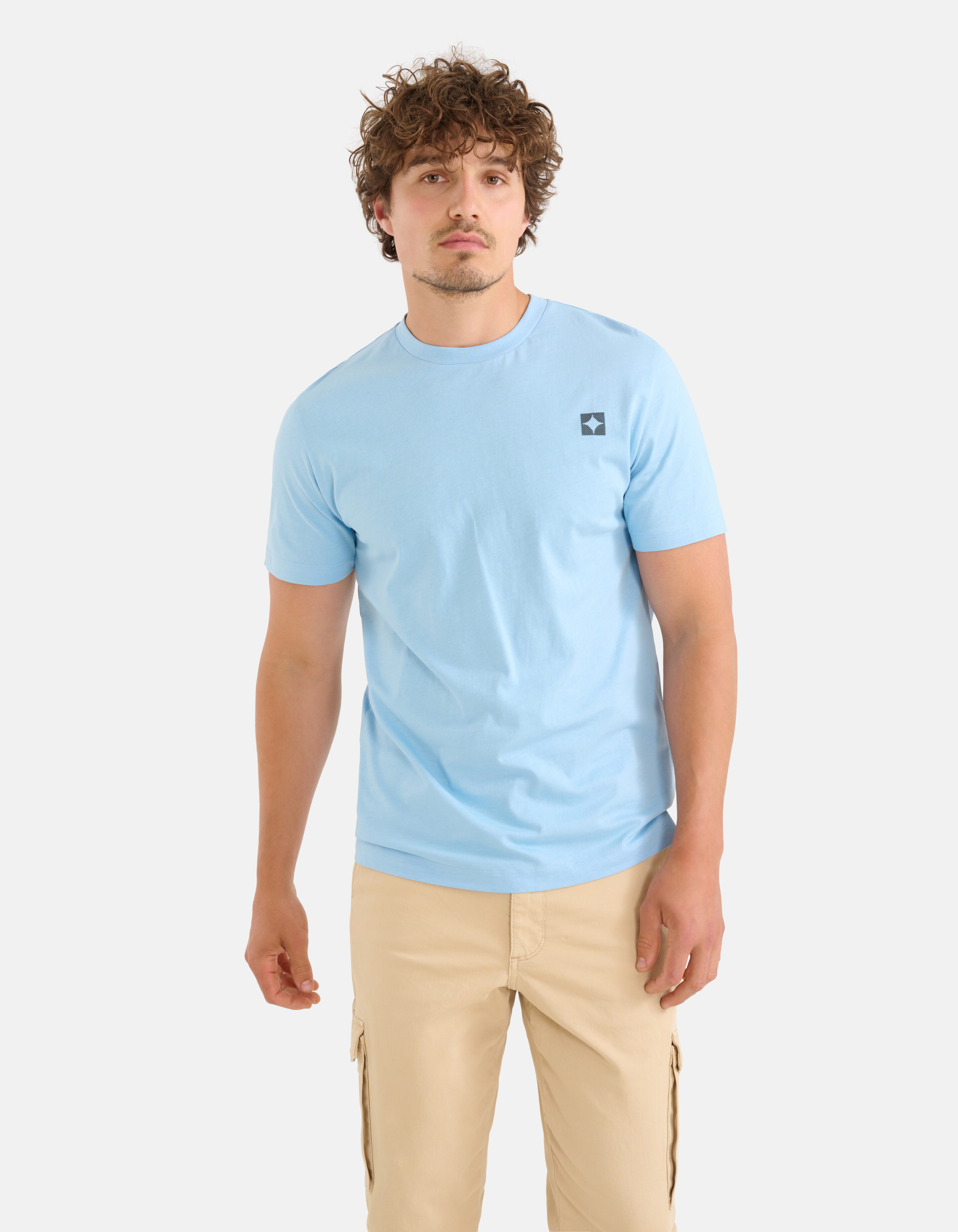 Shoeby Logo-T-Shirt Hellblau SHOEBY MEN