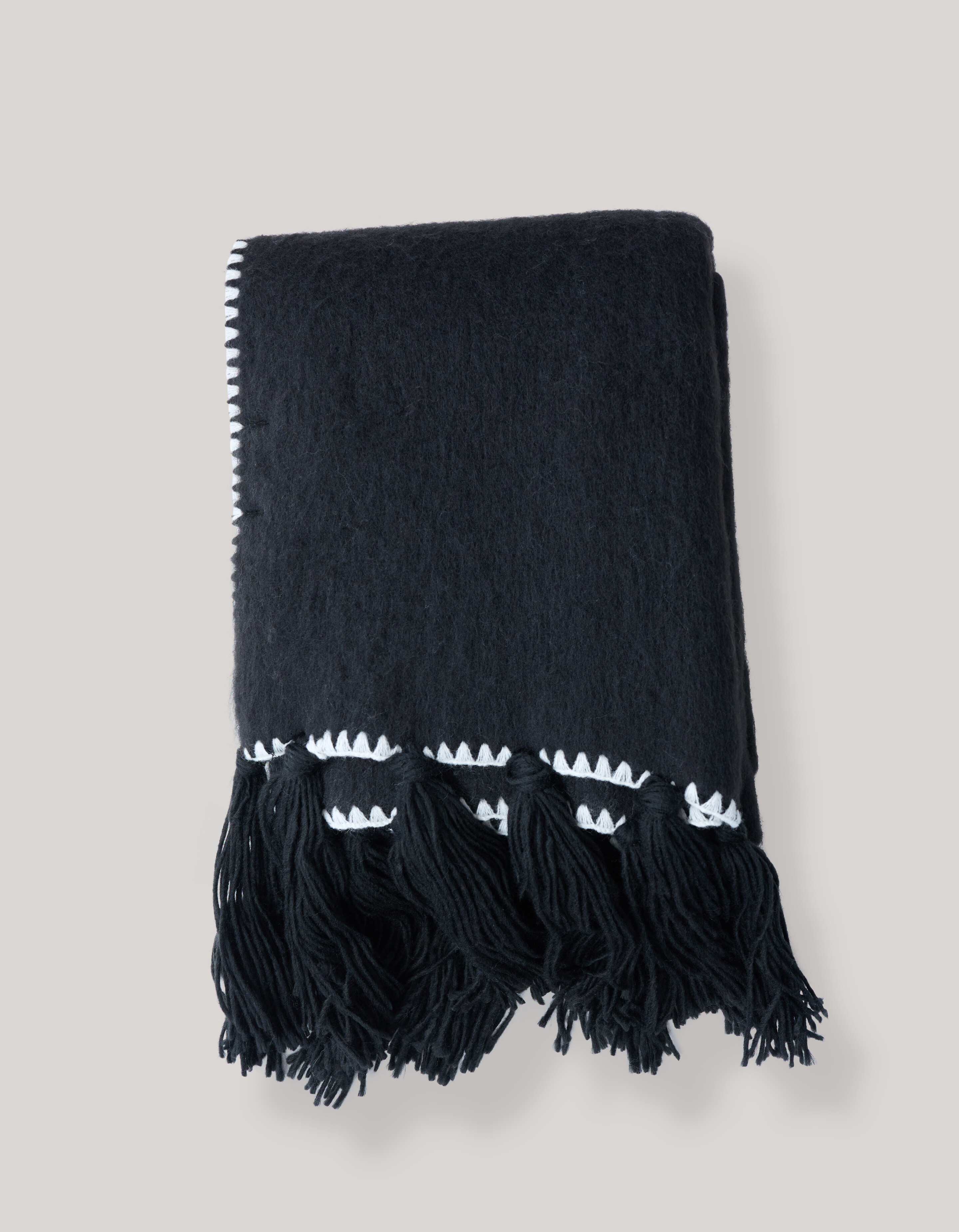 Genähter Schal Schwarz SHOEBY ACCESSOIRES
