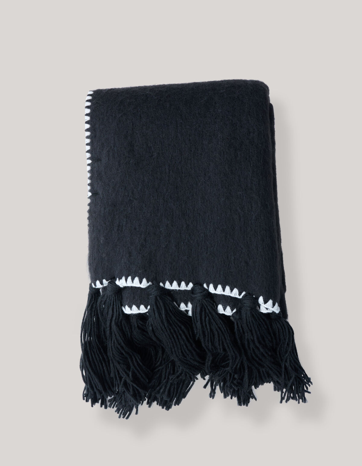 Genähter Schal Schwarz SHOEBY ACCESSOIRES