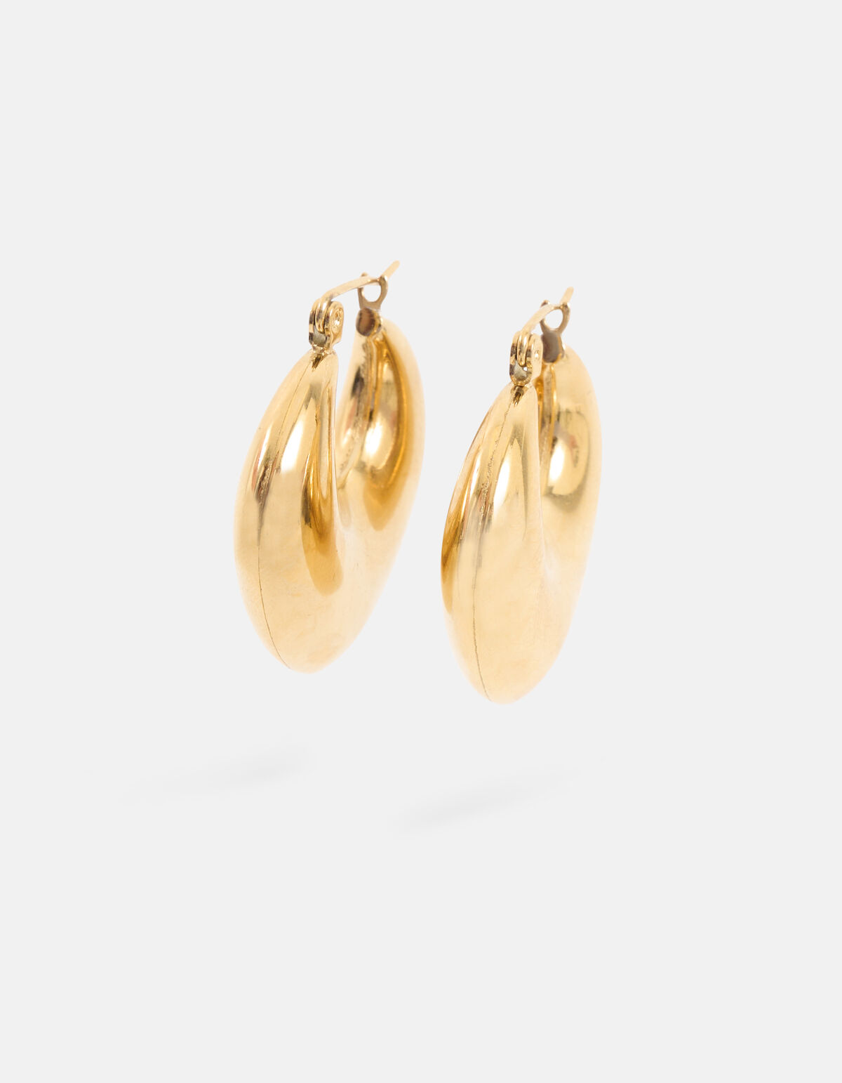 Chunky Creolen Ohrringe Gold SHOEBY ACCESSOIRES
