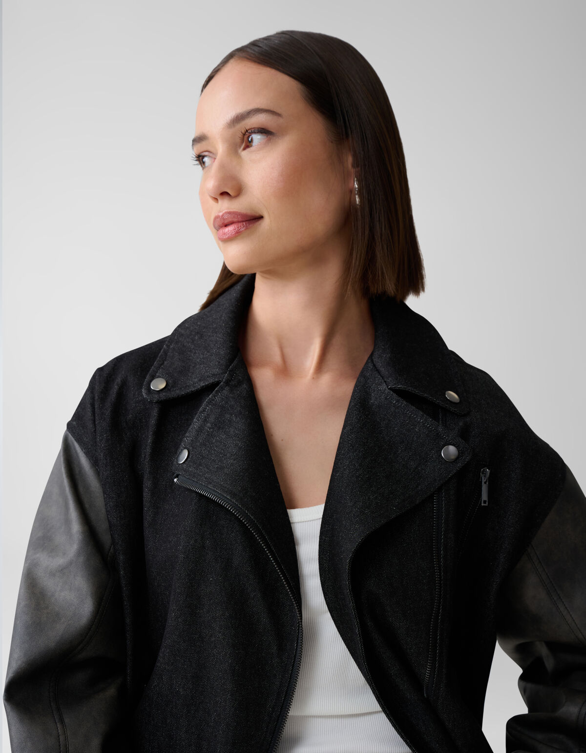 Denim Bomber Schwarz SHOEBY WOMEN