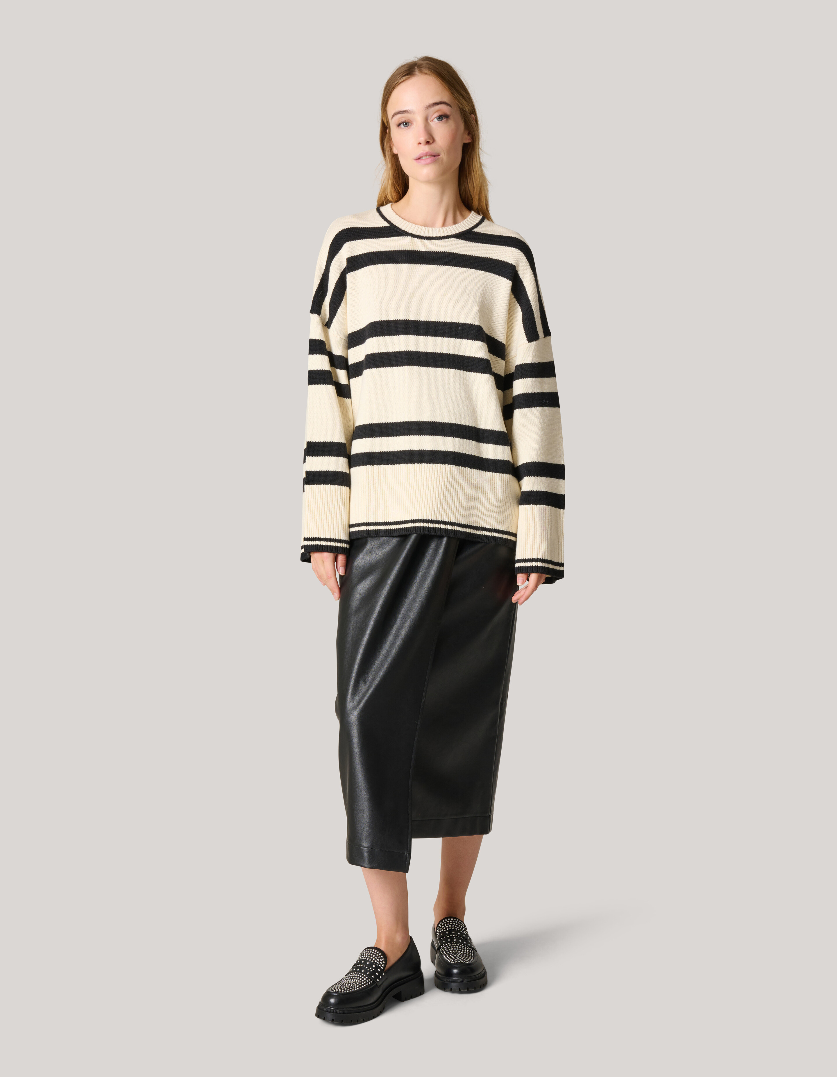 Gestreifter Pullover Off-white SHOEBY WOMEN