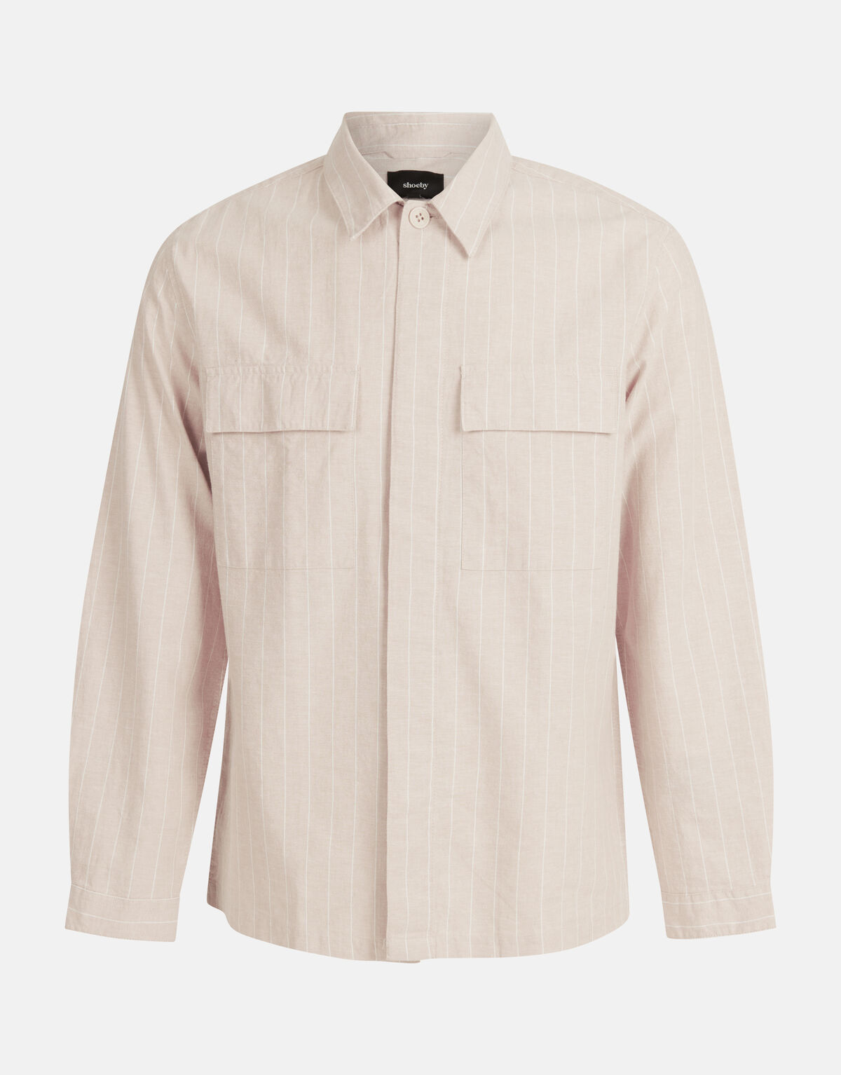 Leinen-Overshirt Beige SHOEBY MEN