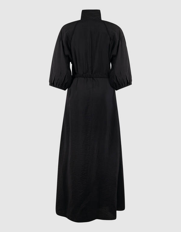 Sportlicher Trainingsanzug Maxi Kleid Schwarz SHOEBY WOMEN