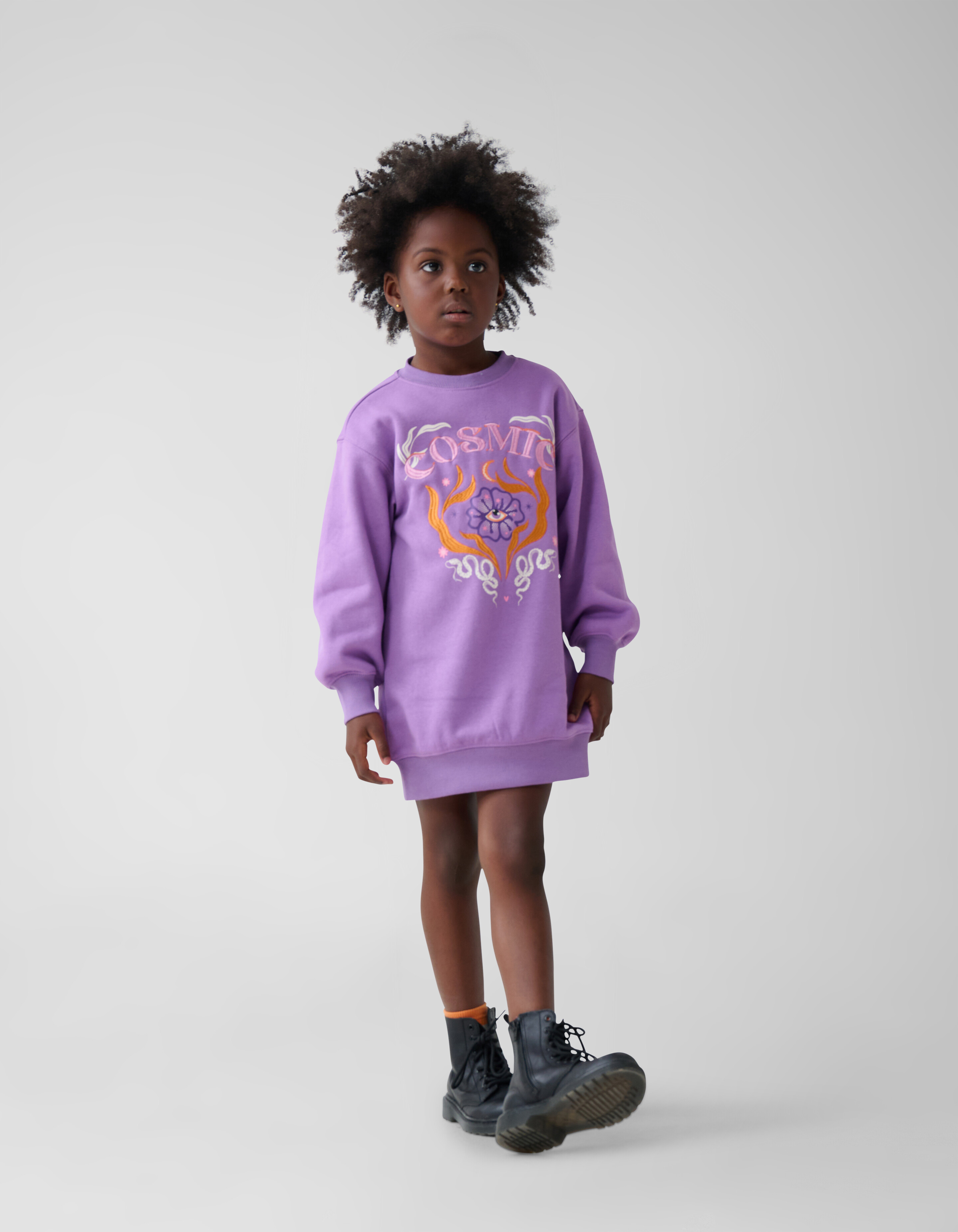 Cosmic Pullover Kleid Lila SHOEBY GIRLS