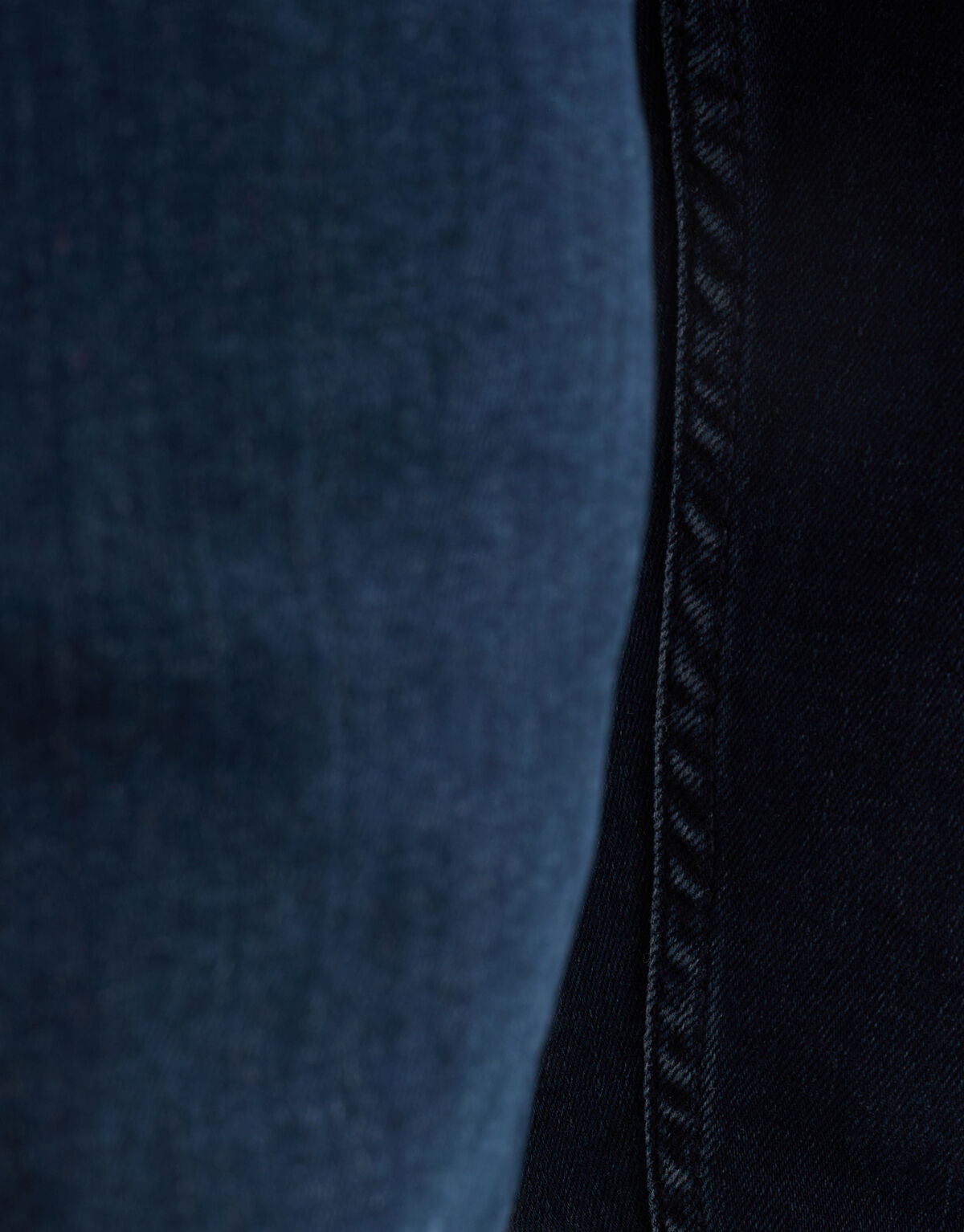 Slim Jeans Blau/Schwarz Länge 34 SHOEBY MEN